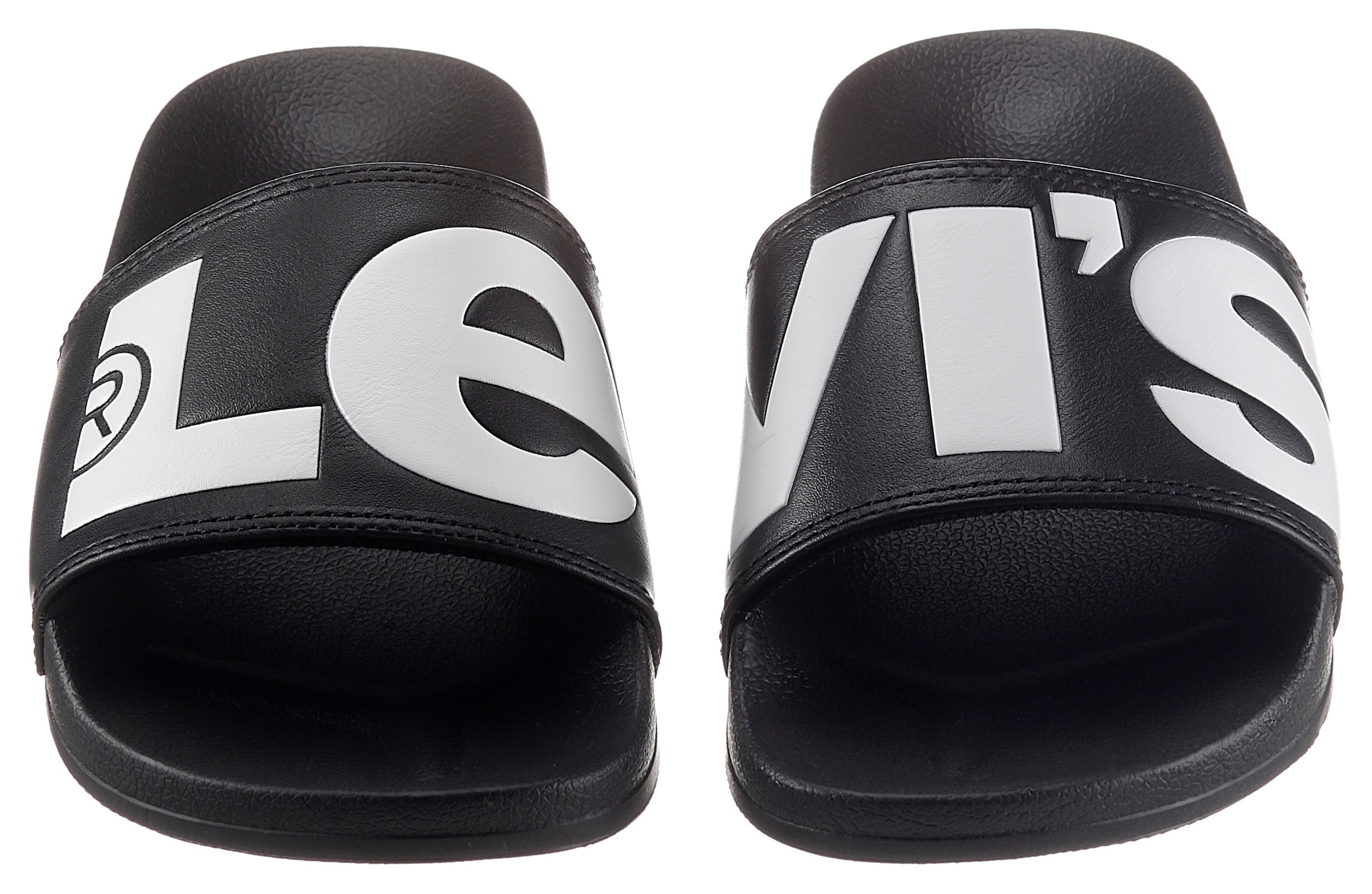 Levi's® Badepantolette »June LS«, Sommerschuh, Schlappen, Badeschuh, Poolslides mit Logoschriftzug