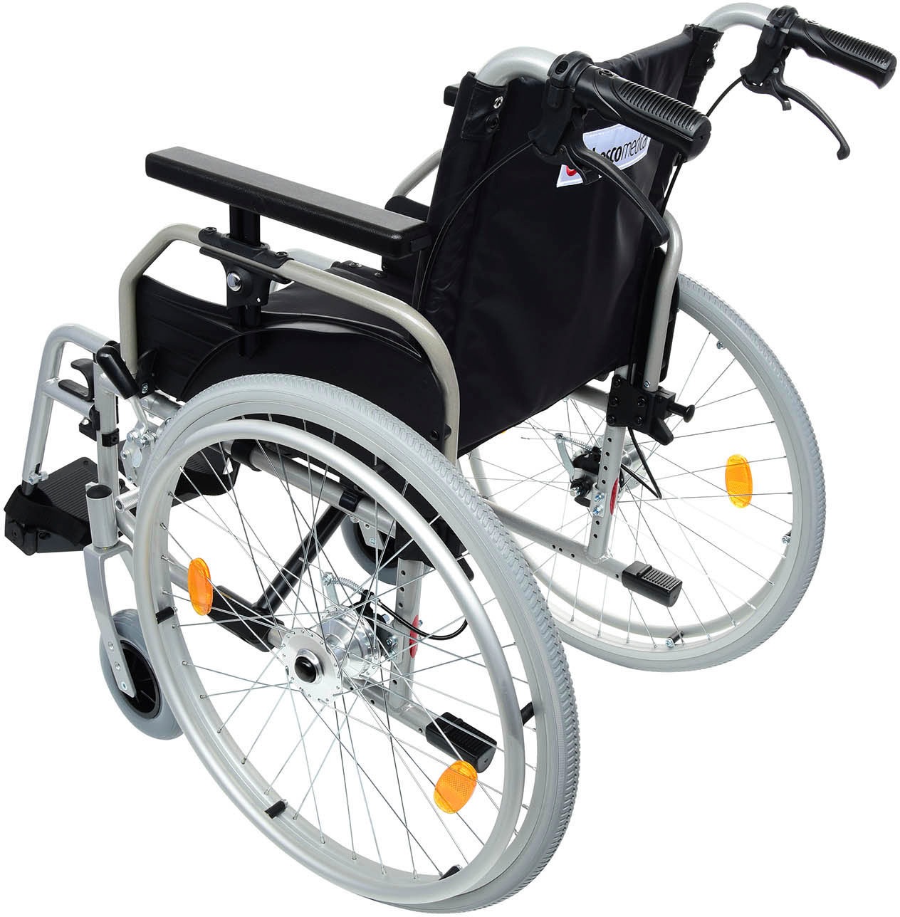 bescomedical Transportrollstuhl »Primus ML 2.0«, Sitzbreite 40 cm mit Trommelbremse und Komfortarmlehne