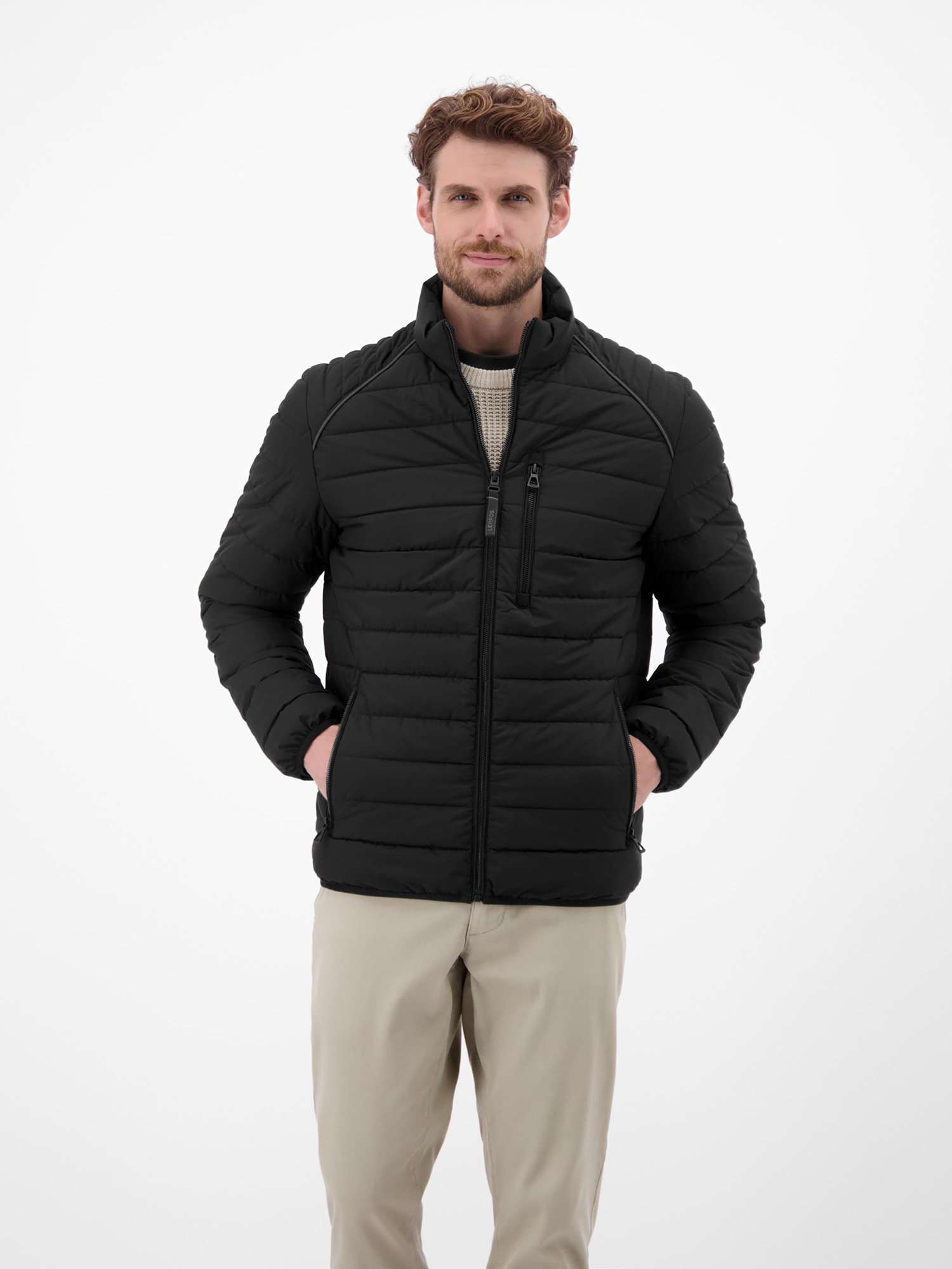 LERROS Steppjacke »LERROS Light-Weight Herren Steppjacke«, ohne Kapuze, Wasserabweisend, atmungsaktiv