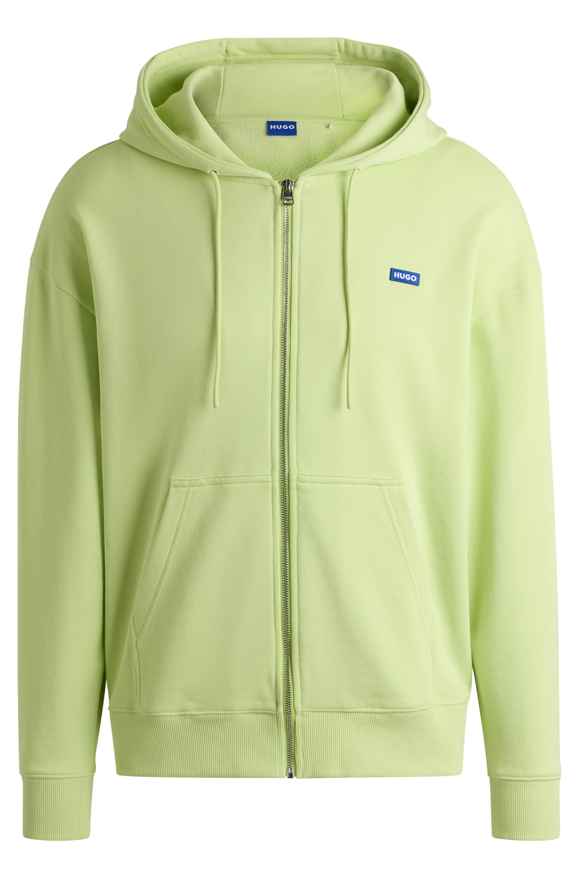 HUGO Blue Sweatjacke »Doa_B_2«, mit Kapuze, Logo-Badge