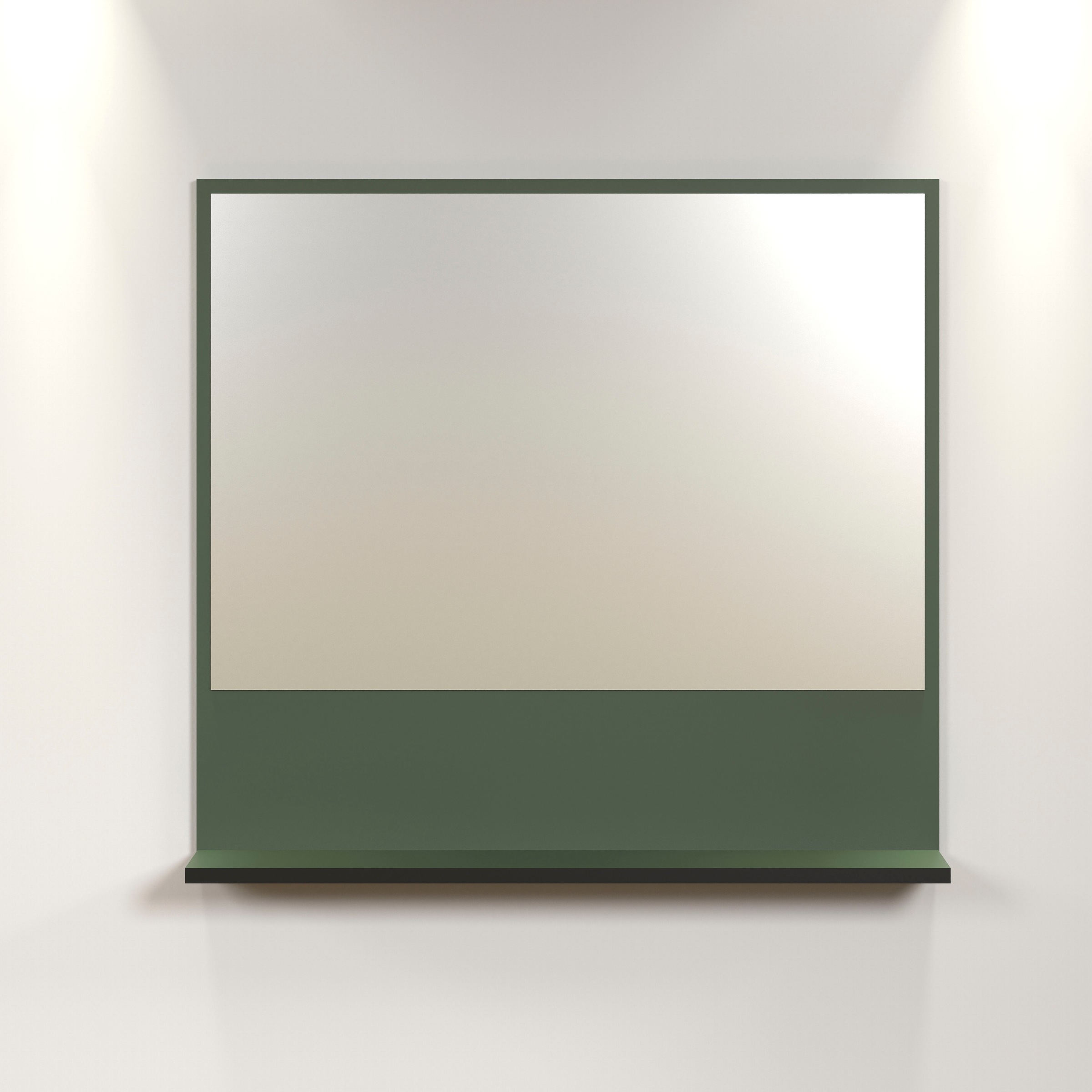 welltime Badspiegel »Amrum« Wandspiegel mit Ablage - (B/T/H) wahlweise 60 bis 80/14/74 cm