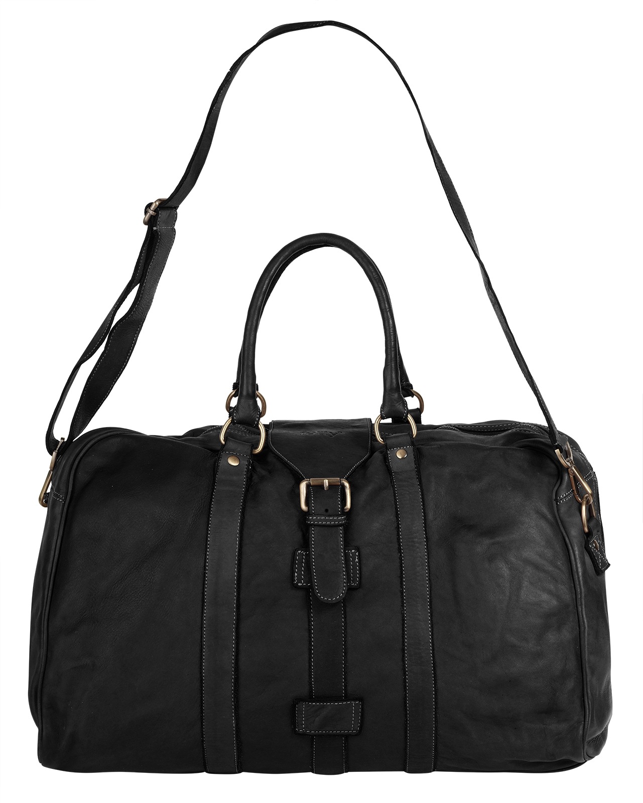 forty° Reisetasche, echt Leder, Made in Italy