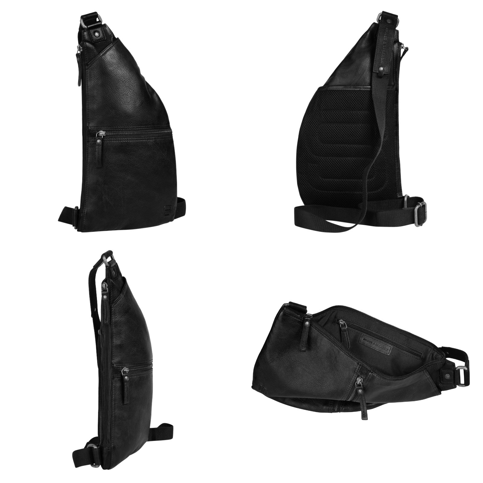 Spikes & Sparrow Umhängetasche, echt Leder günstig online kaufen