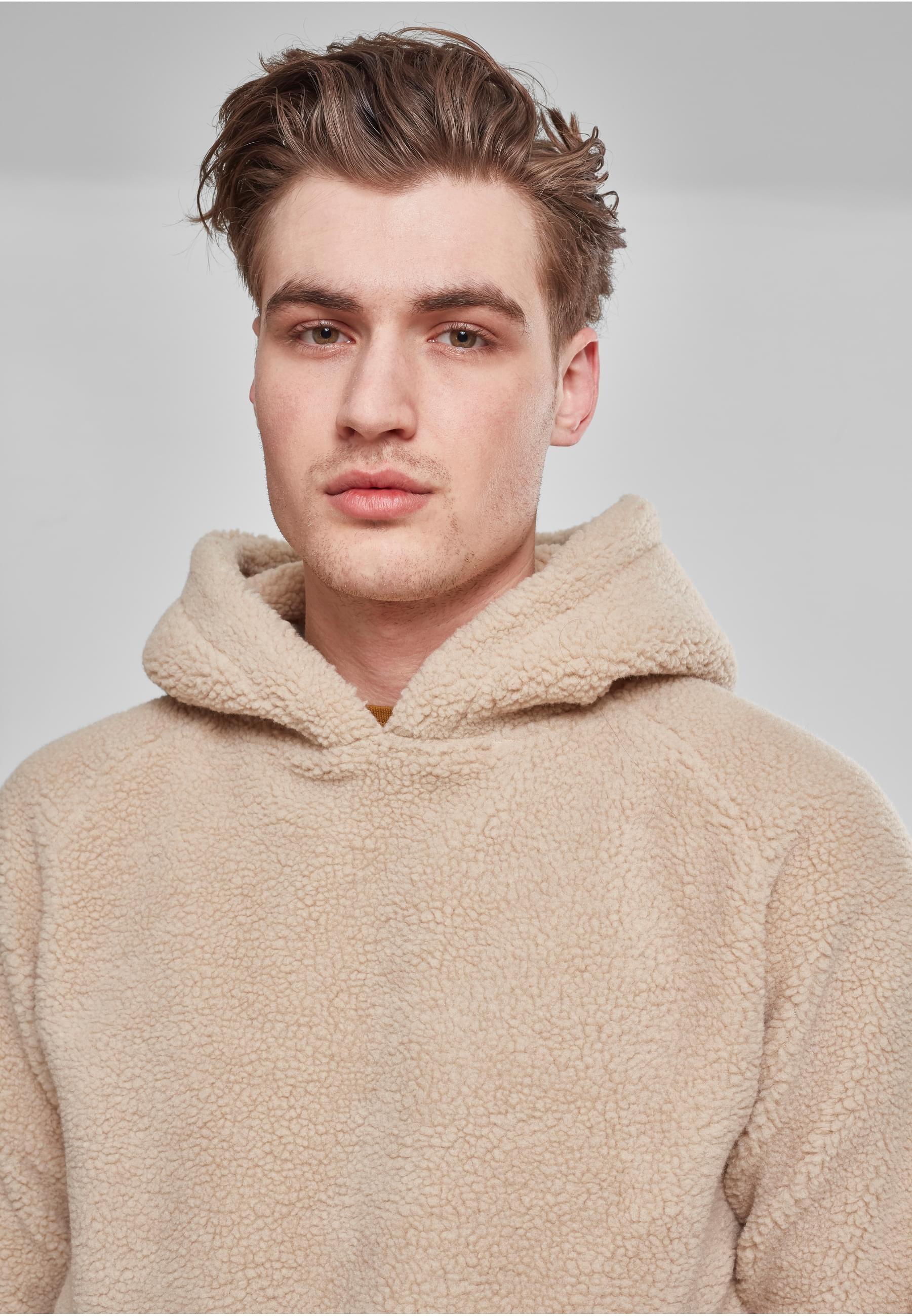 URBAN CLASSICS Sweatshirt »Urban Classics Herren Sherpa Hoody«, (1 tlg.)