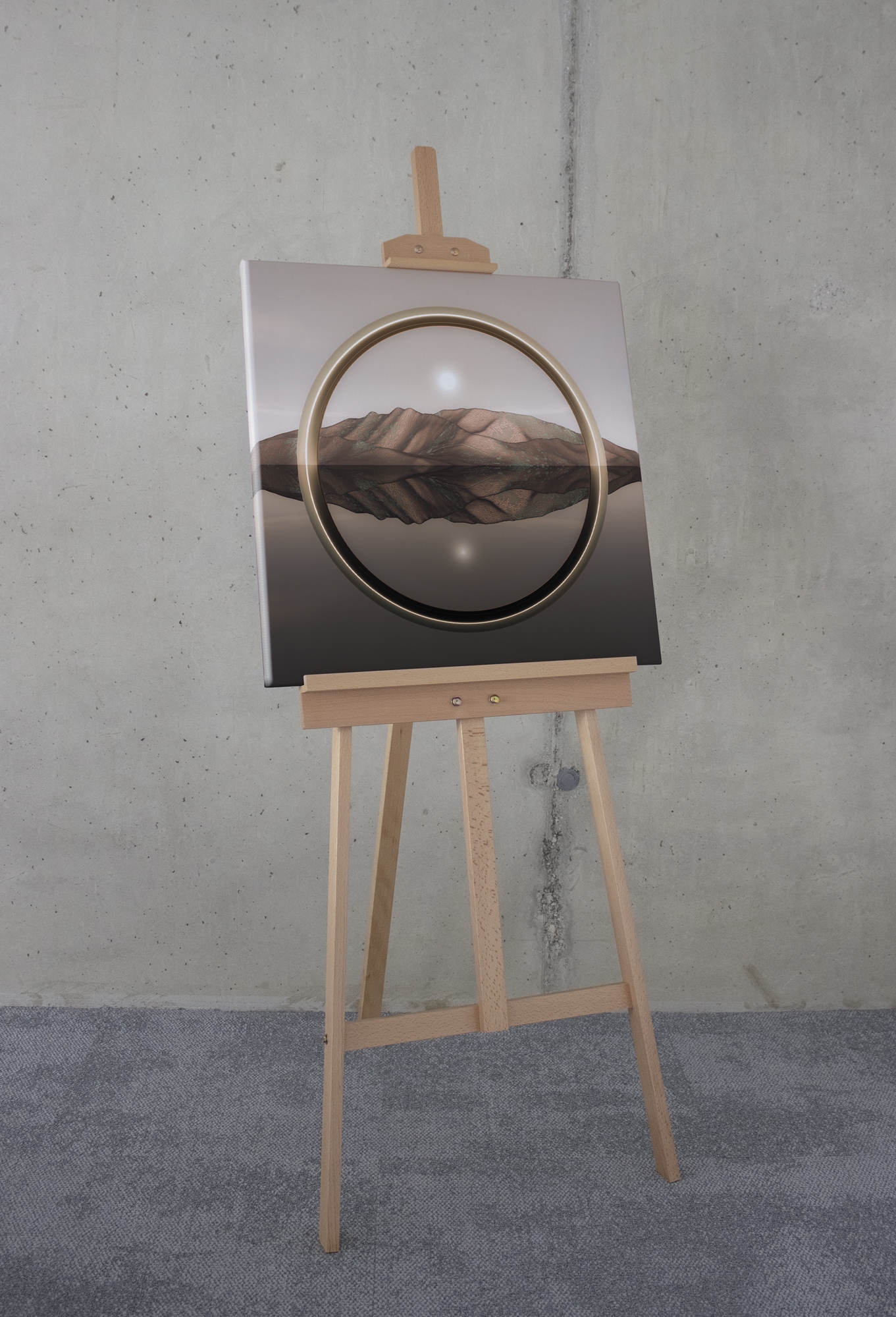 Komar Leinwandbild »Grateful - Größe 60 x 60 cm«, Natur, (1 St.), Keilrahmenbild mi Echtholzrahmen