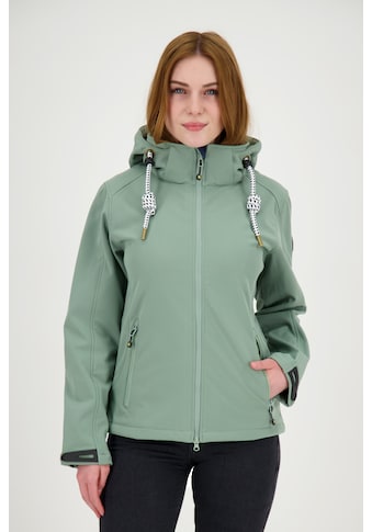 Softshelljacke »PEAK CREEK WOMEN«, mit abnehmbarer Kapuze