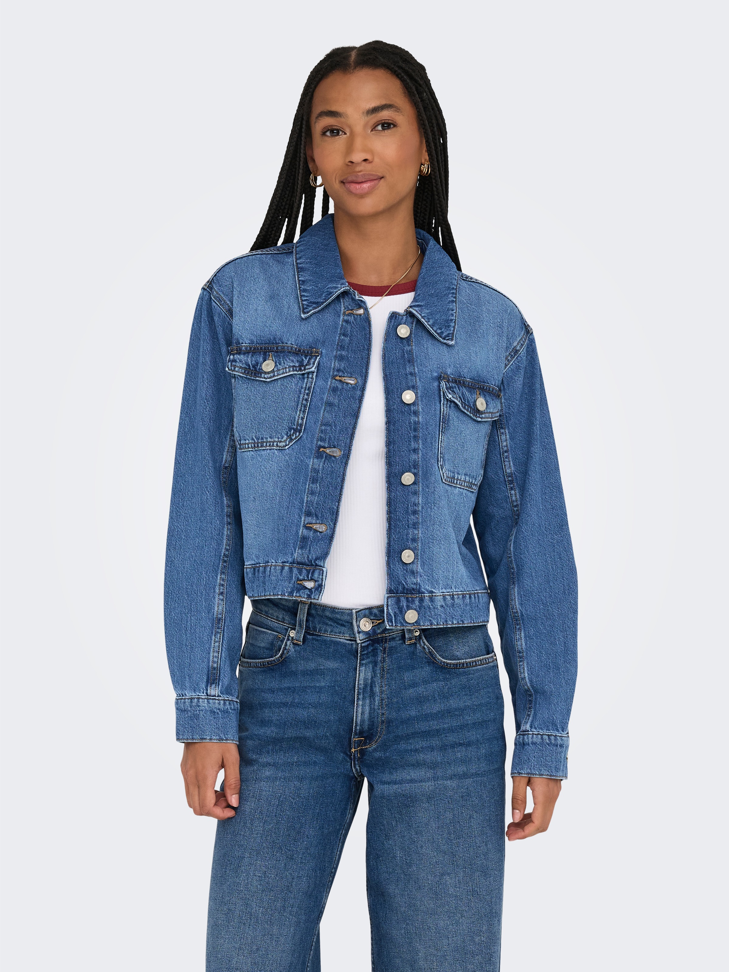ONLY Jeansjacke "ONLLUMI LS JACKET DNM PIM NOOS" günstig online kaufen