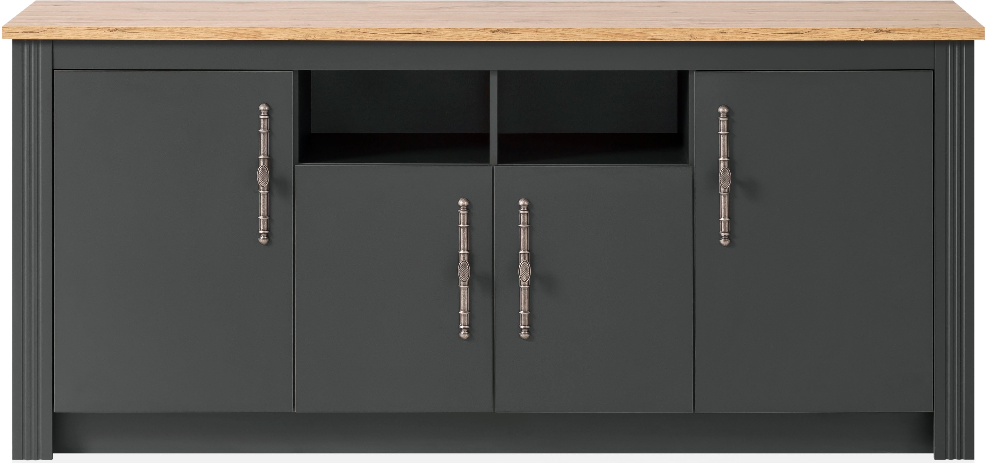 OTTO home Spülenschrank "KS-Westminster" im romantischen Landhausstil, Breite 204 cm, exclusiv by Otto