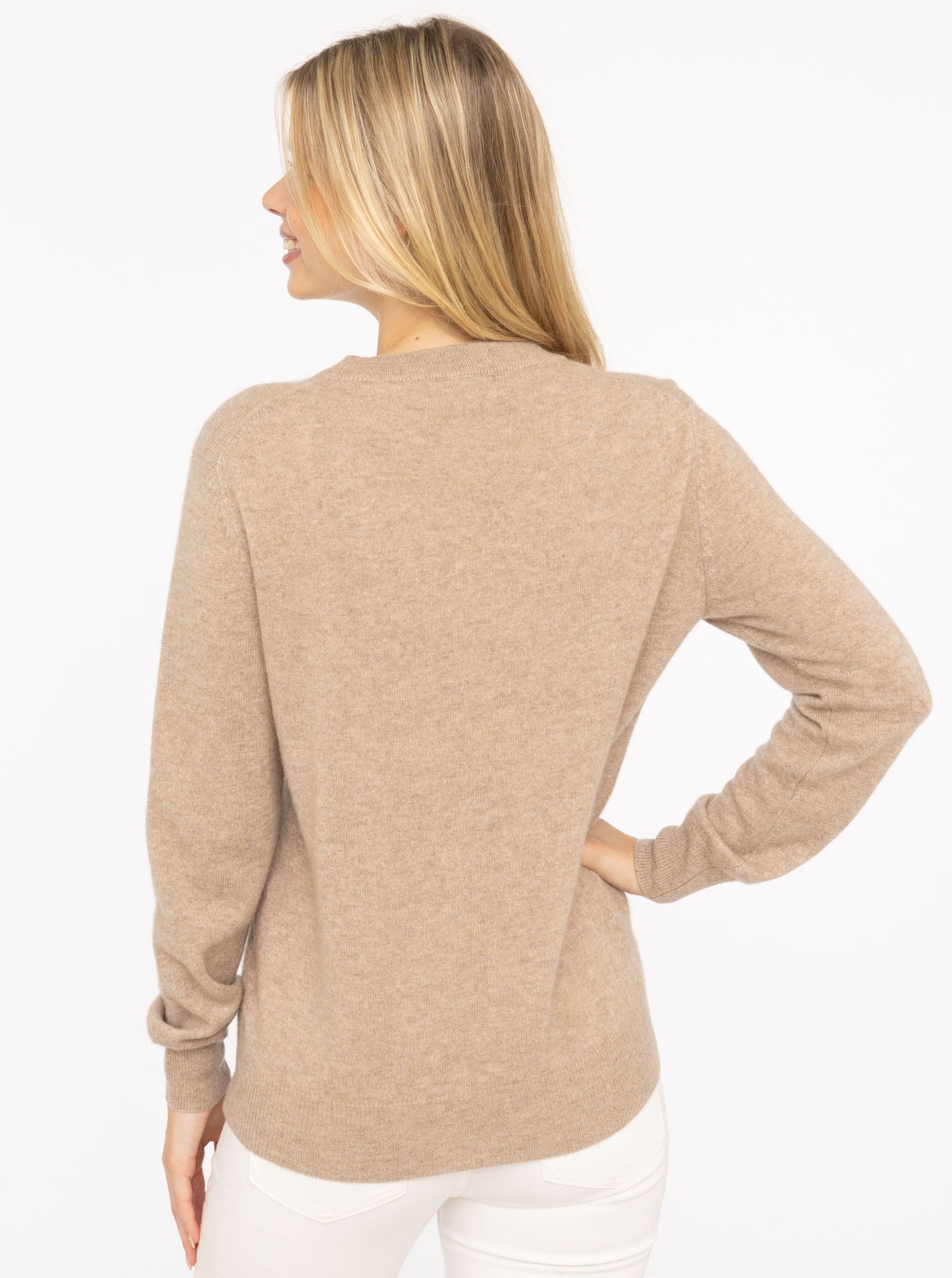 Zwillingsherz Strickpullover »Duck«, Rundhals,aus reinem Kaschmir mit großer Ente