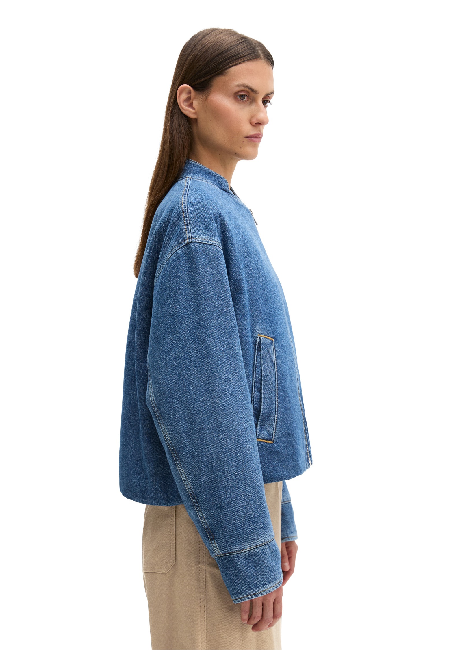 Marc OPolo Jeansjacke "aus Lyocell-Baumwolle-Mix" günstig online kaufen