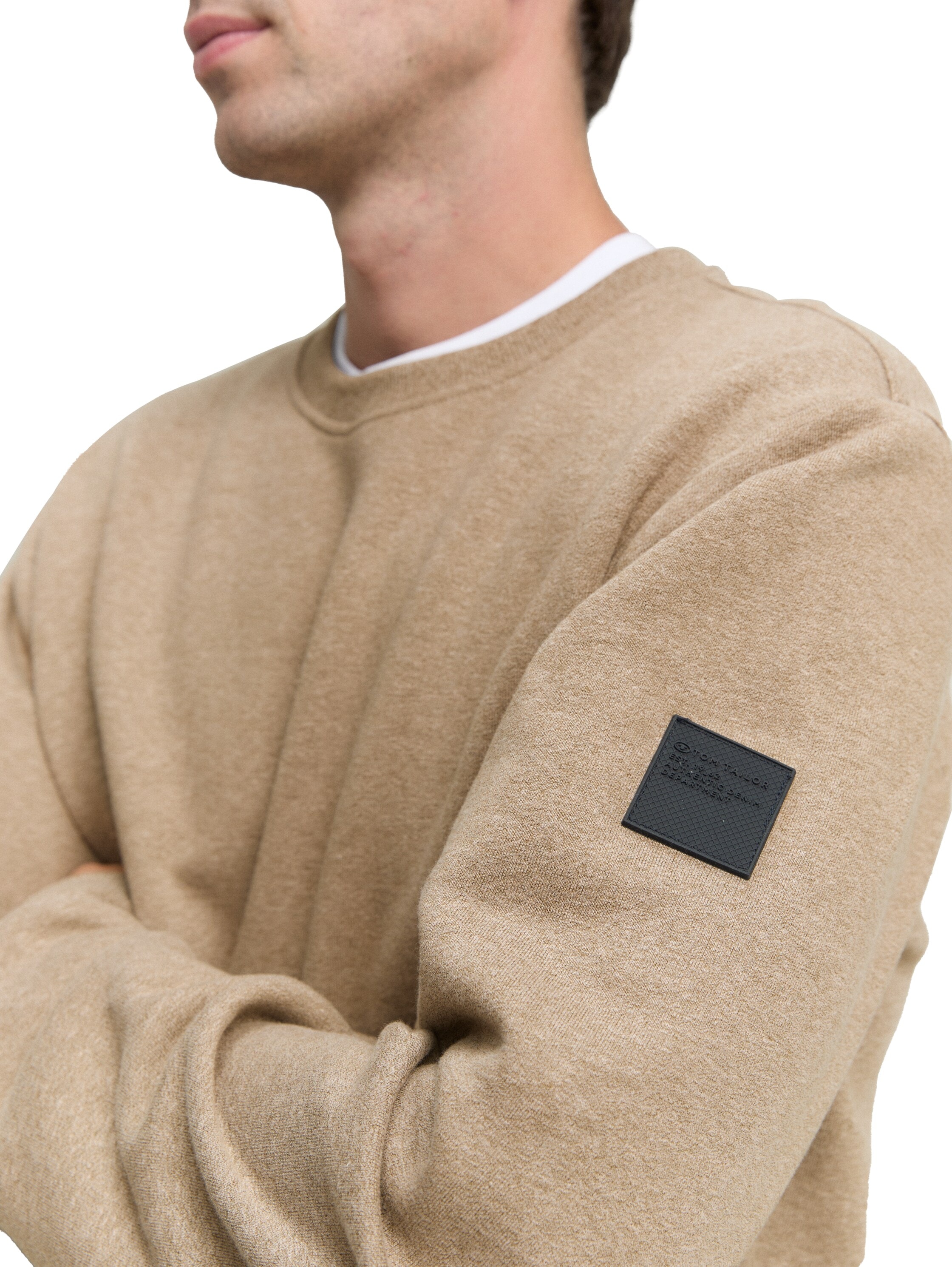 TOM TAILOR Sweatshirt, mit Logo Stickerei am Arm