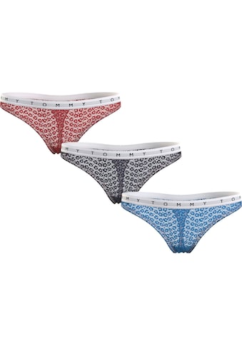 TOMMY HILFIGER Underwear Kelnaitės »3 PACK THONG« (Packung 3 St...