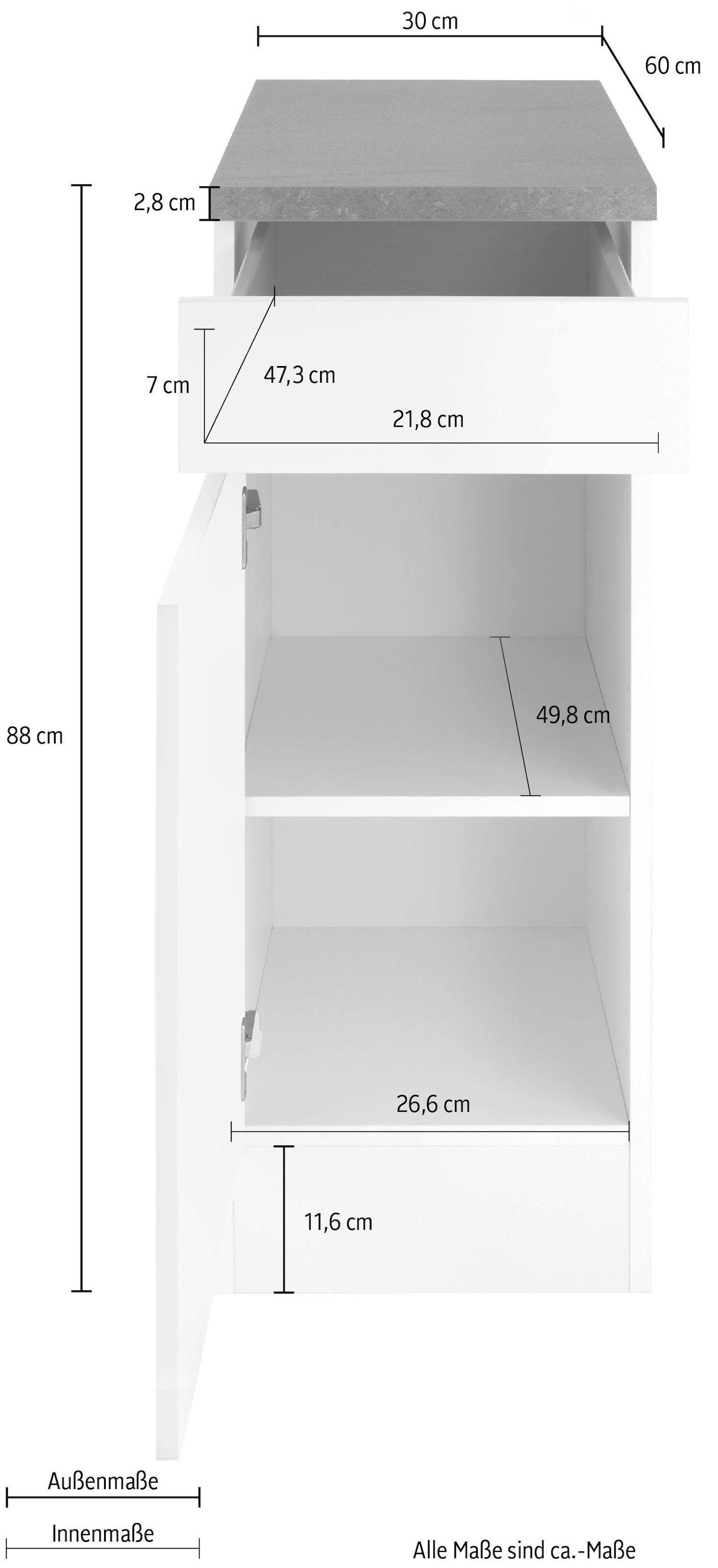 OPTIFIT Unterschrank »Roth«, Breite 30 cm