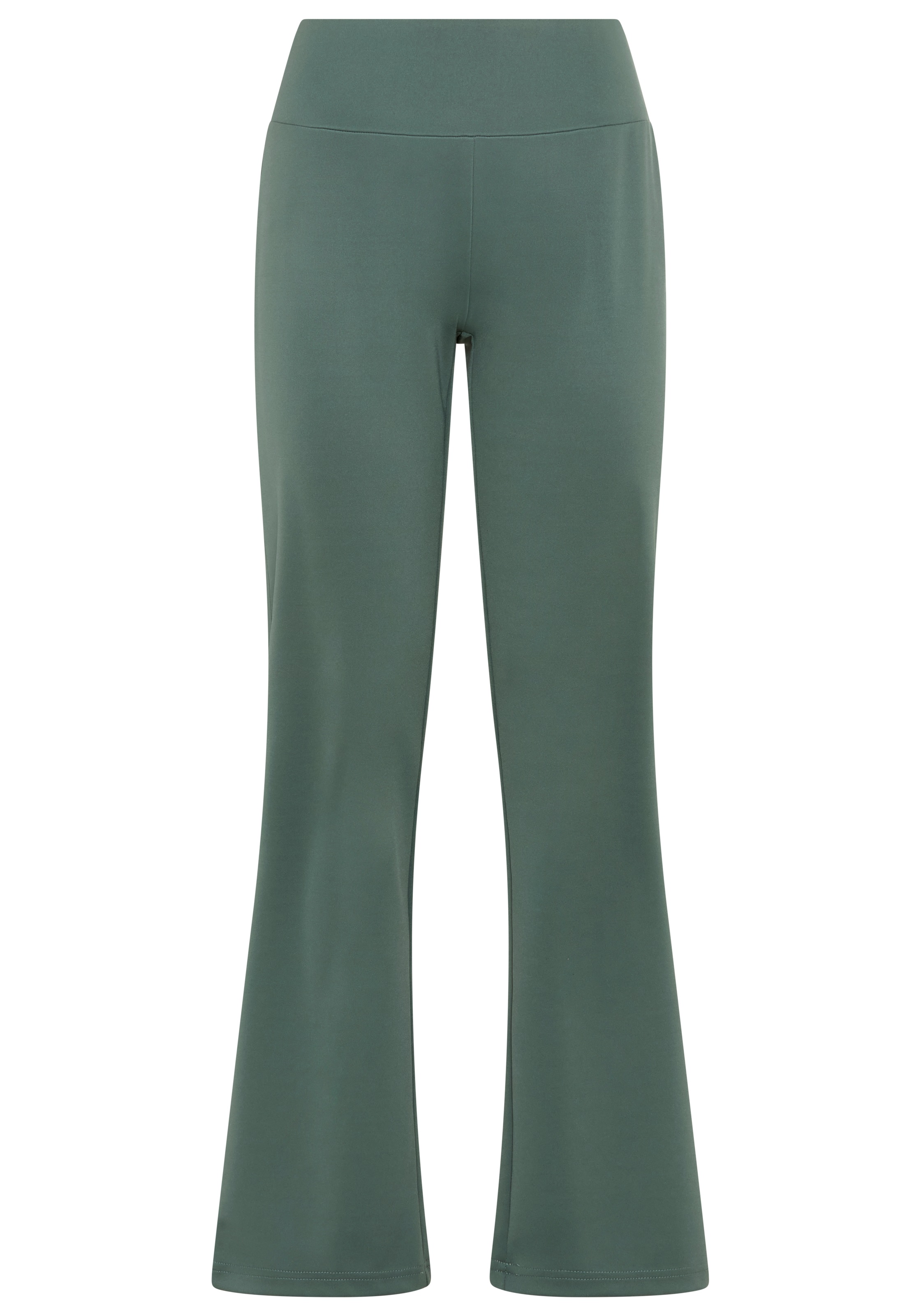 Laura Scott Jerseyhose »BOOTCUT«  aus Polyester und Elasthan, unifarbene Optik