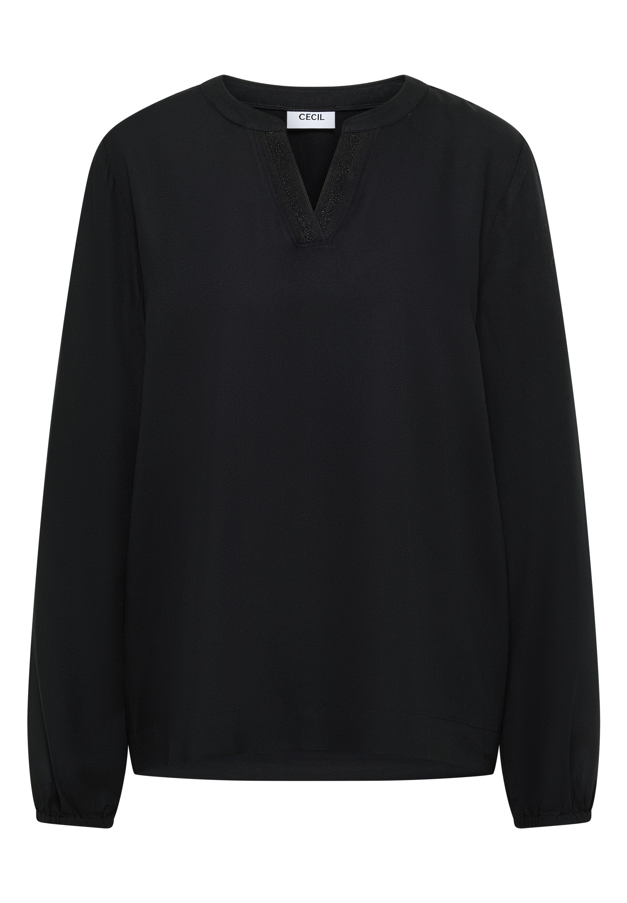 Cecil Long Sleeve Blouse Black XS 6