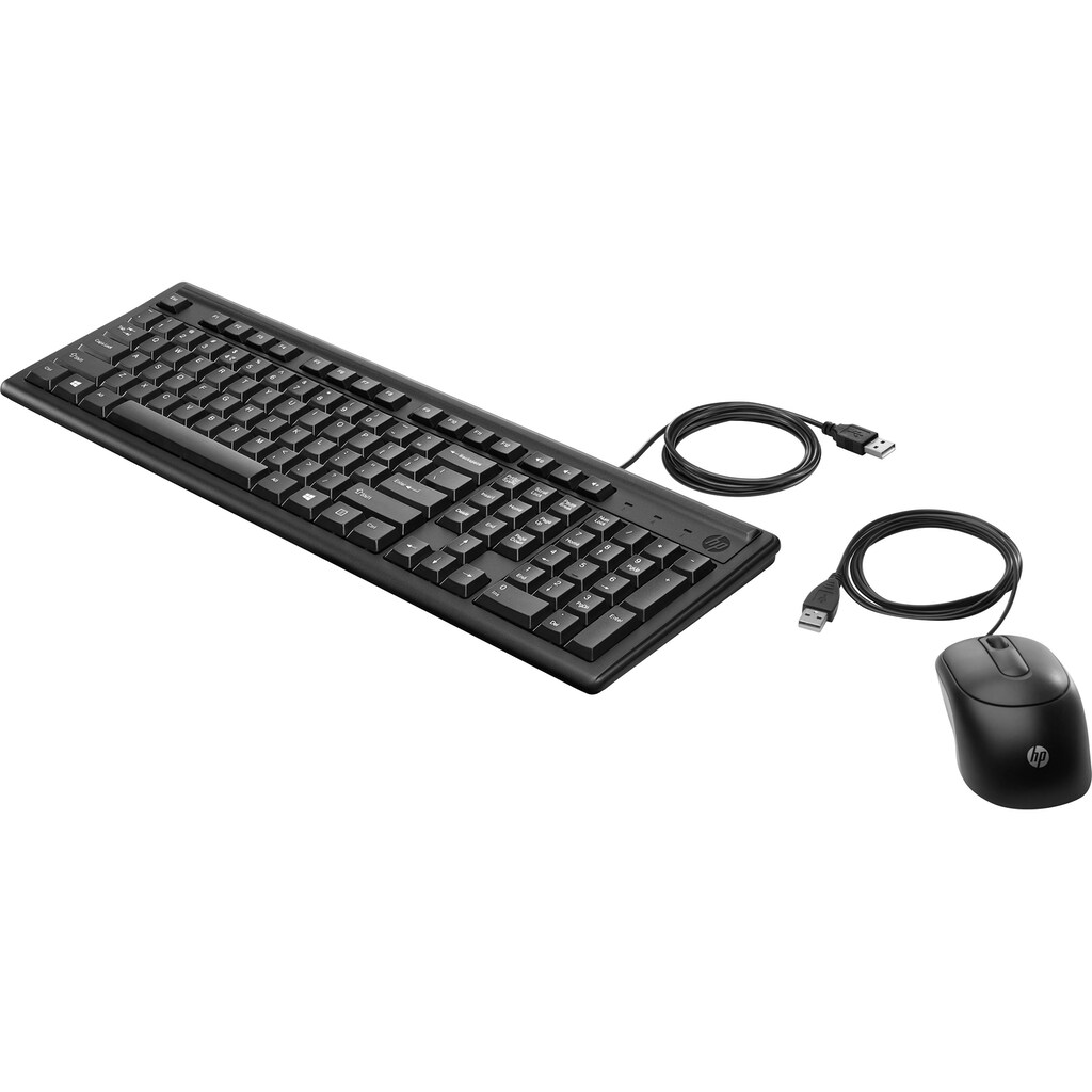 HP Tastatur »Wired Combo Keyboard«, (Funktionstasten-Ziffernblock)