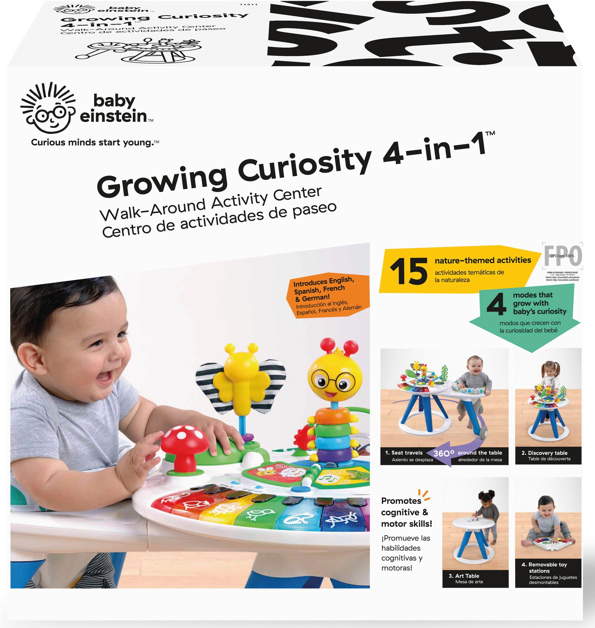 Baby Einstein Spielcenter »Around We Grow«, mit abnehmbarem Sitz; mit Sound  | BAUR