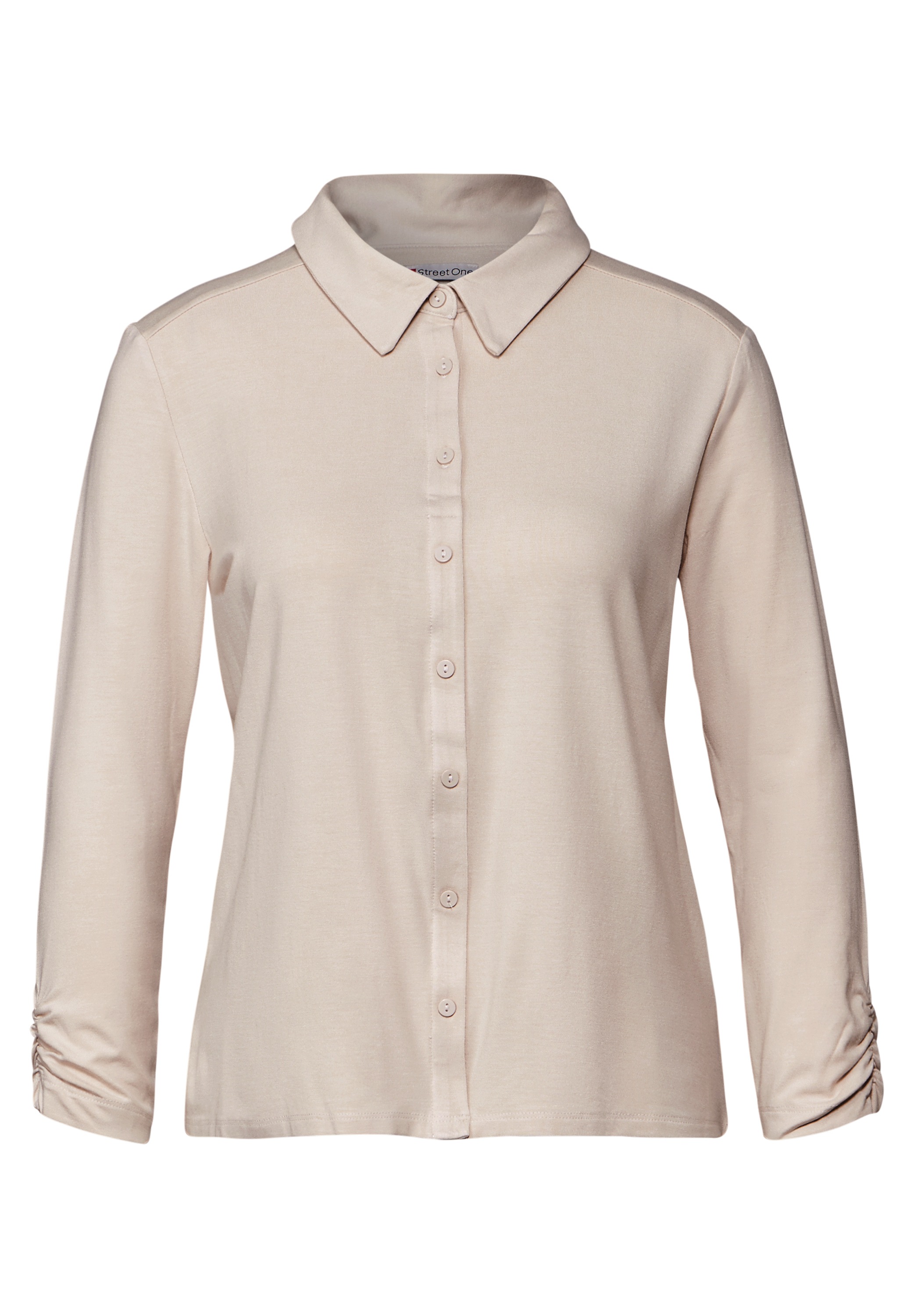 STREET ONE Poloshirt, mit 3/4 Ärmeln