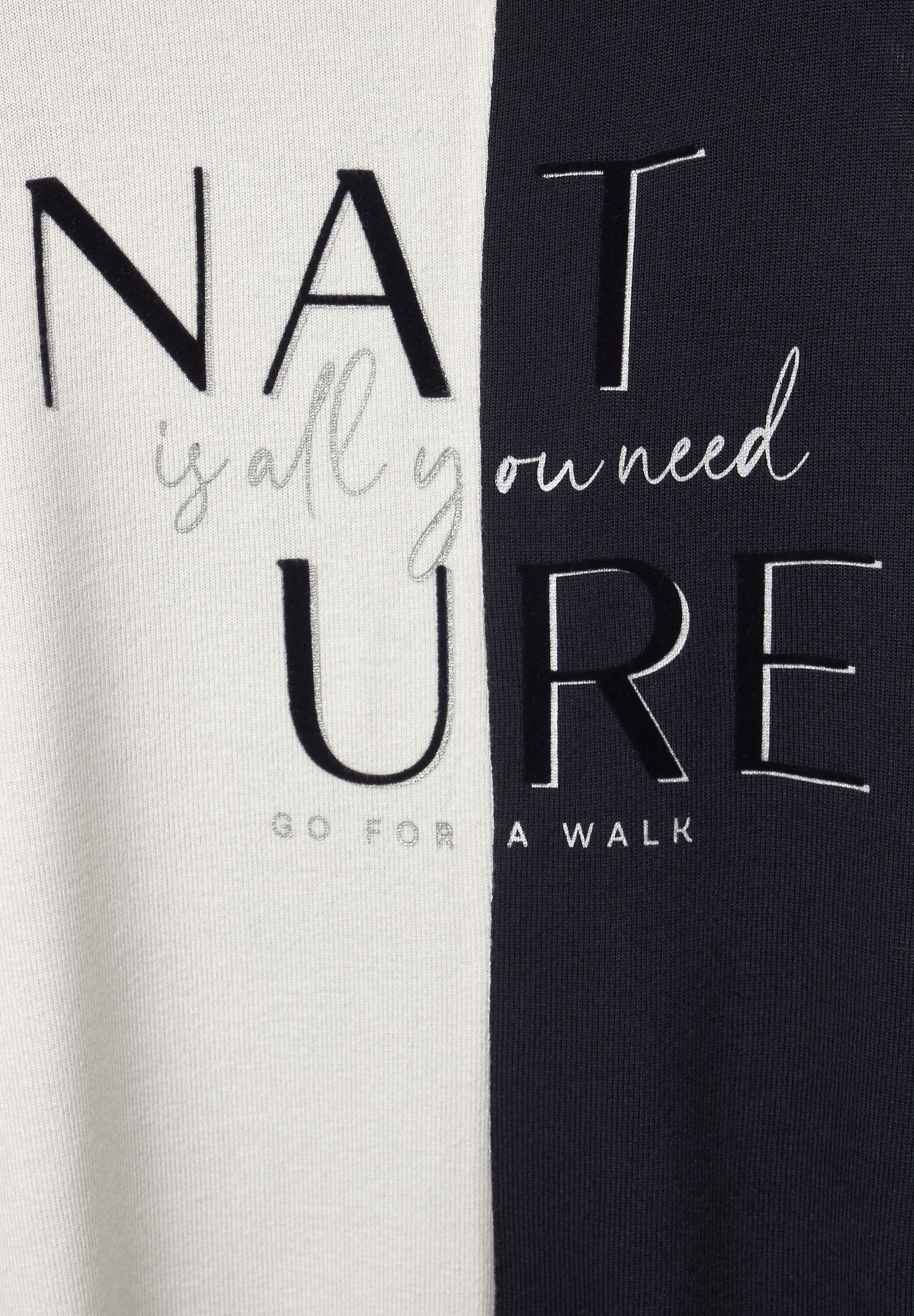 STREET ONE Langarmshirt, mit U-Boot-Ausschnitt