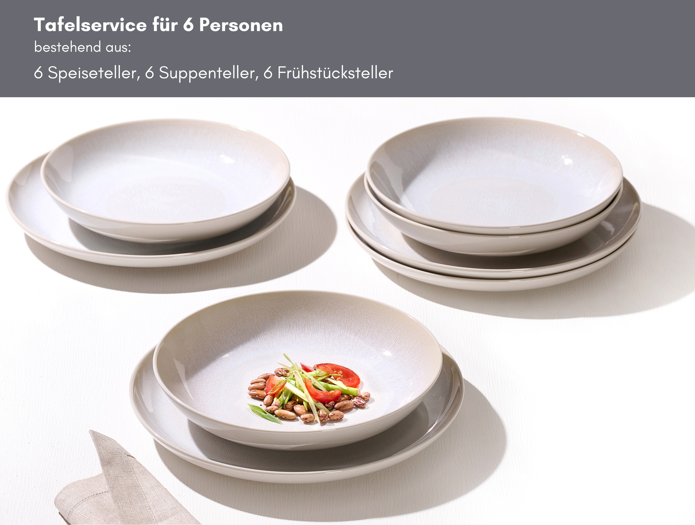 Ritzenhoff & Breker Tafelservice "Laredo" Teller Set, Reaktivglasur, jedes günstig online kaufen