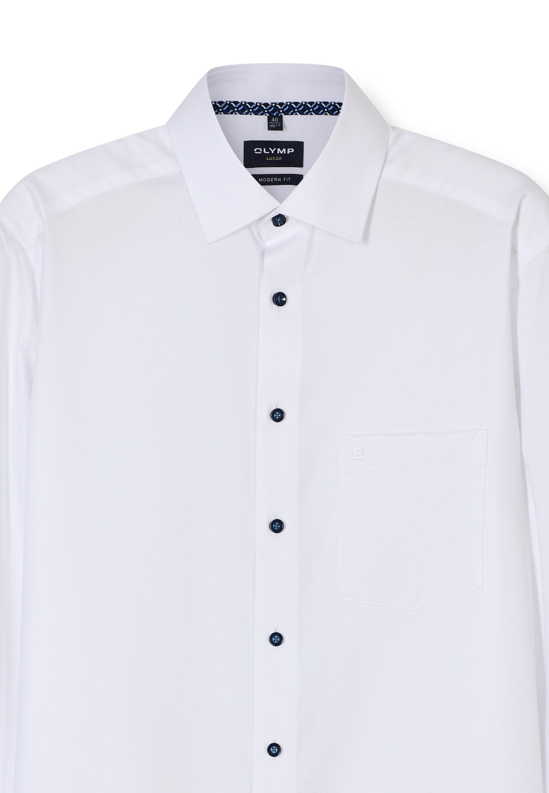 OLYMP Luxor Men's Shirt White 46 8