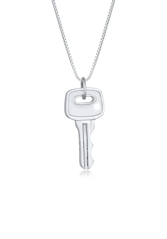Kette mit Anhänger »Herren Venezianer Schlüssel Key 925 Silber«