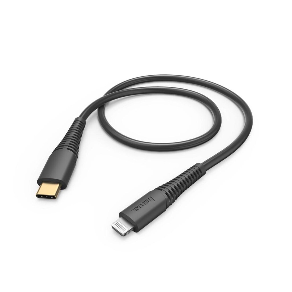 Hama USB-Kabel »Schnelllade-/Datenkabel, USB-C - Lightning, 1,5 m, Schwarz, USB-Kabel«, 150 cm