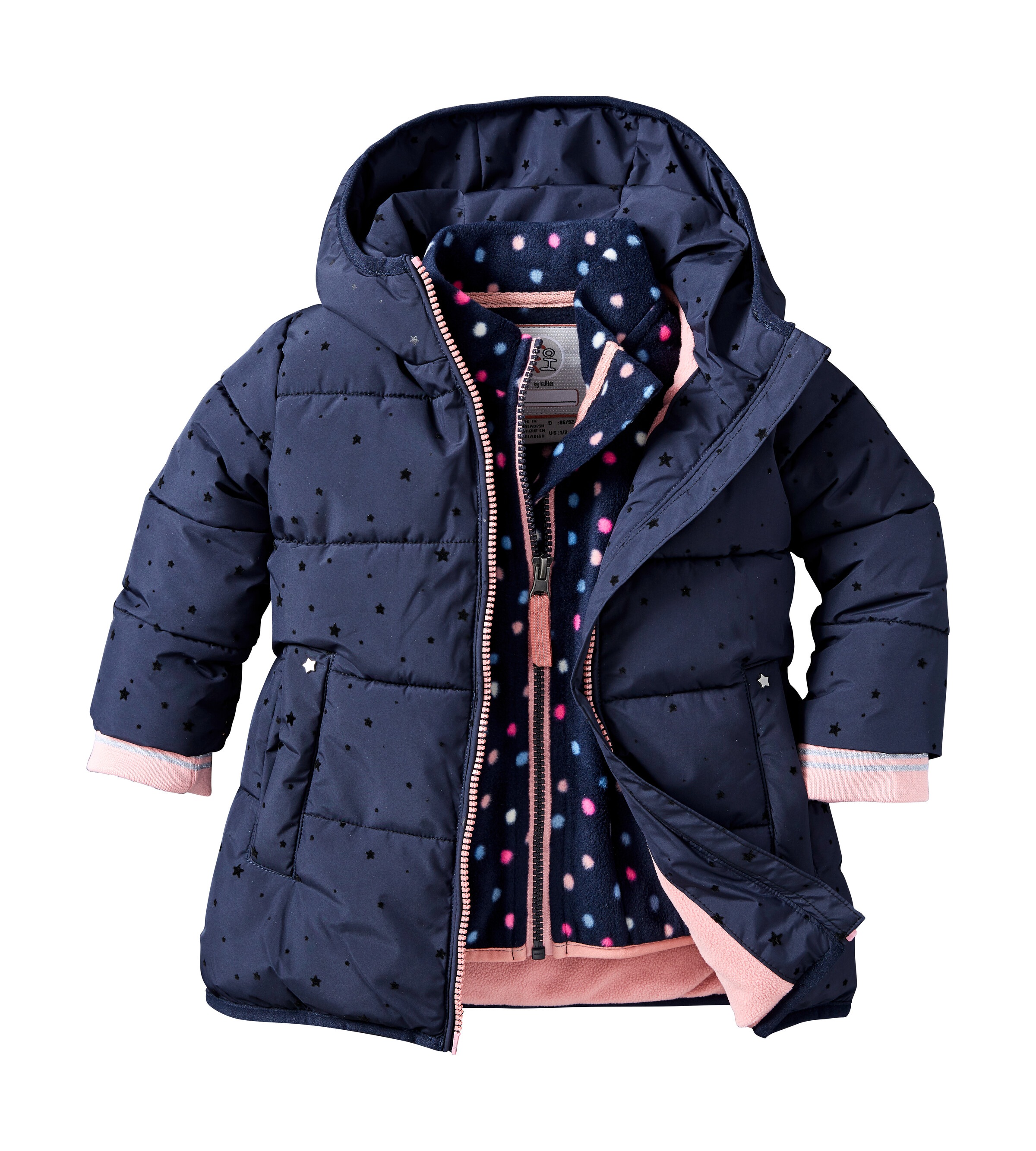 Thumbnail - first instinct by killtec Steppmantel "FIOW 16 MNS QLTD CT" Steppmantel mit Kapuze, 10.000 mm Wassersäule, reflektierend