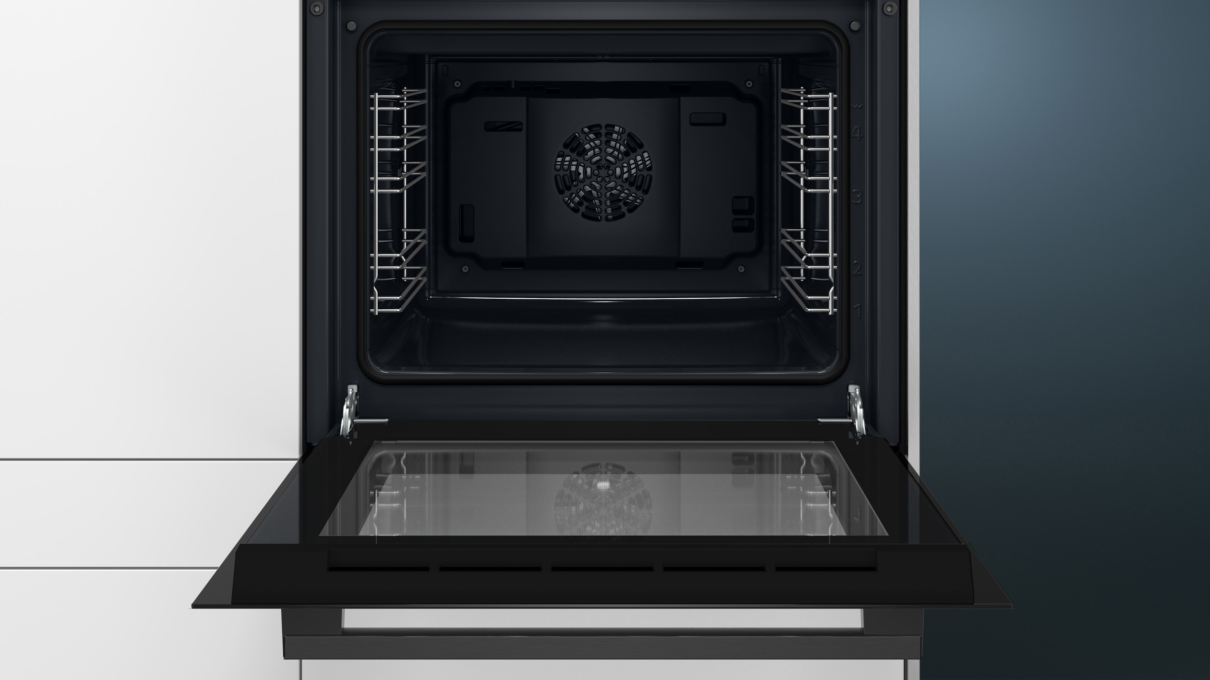 SIEMENS Backofen iQ100 »HB013FBB1«, 3D-Heißluft für gleichmäßige Hitzeverteilung & perfekte Ergebnisse