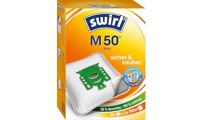 Staubsaugerbeutel »Swirl® M 50 Staubsaugerbeutel für Miele«, (Packung)