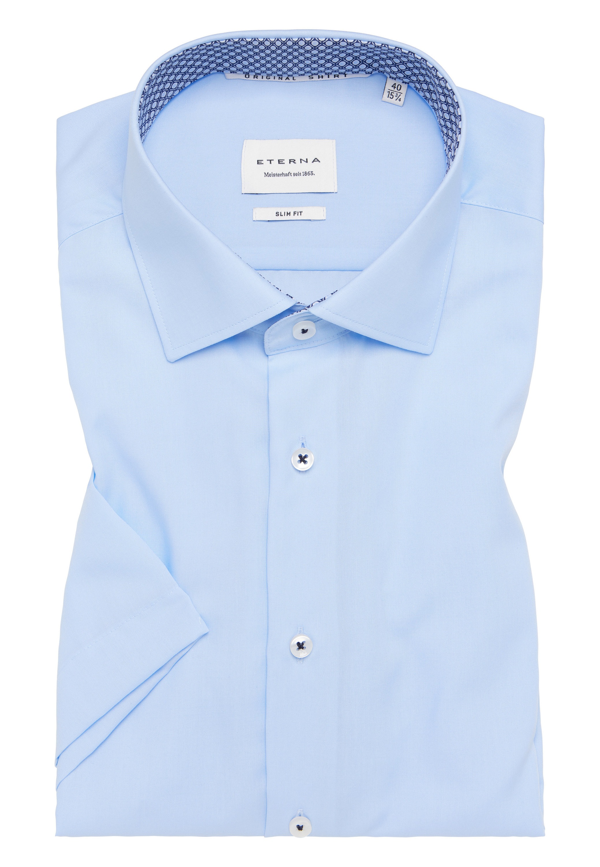 Eterna Kurzarmhemd »SLIM FIT«, NON IRON (bügelfrei)