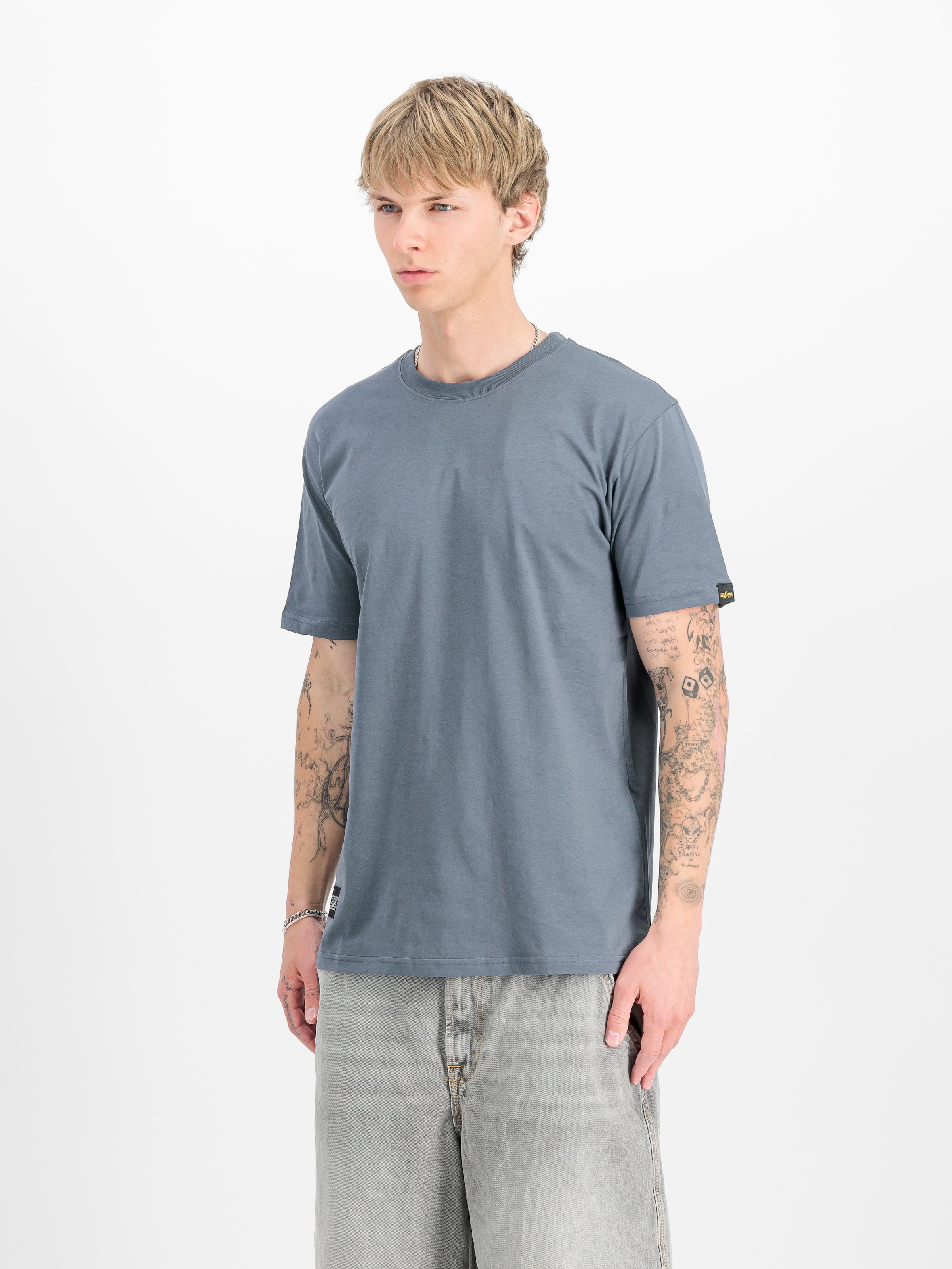 Alpha Industries Rundhalsshirt "Label T BP" günstig online kaufen