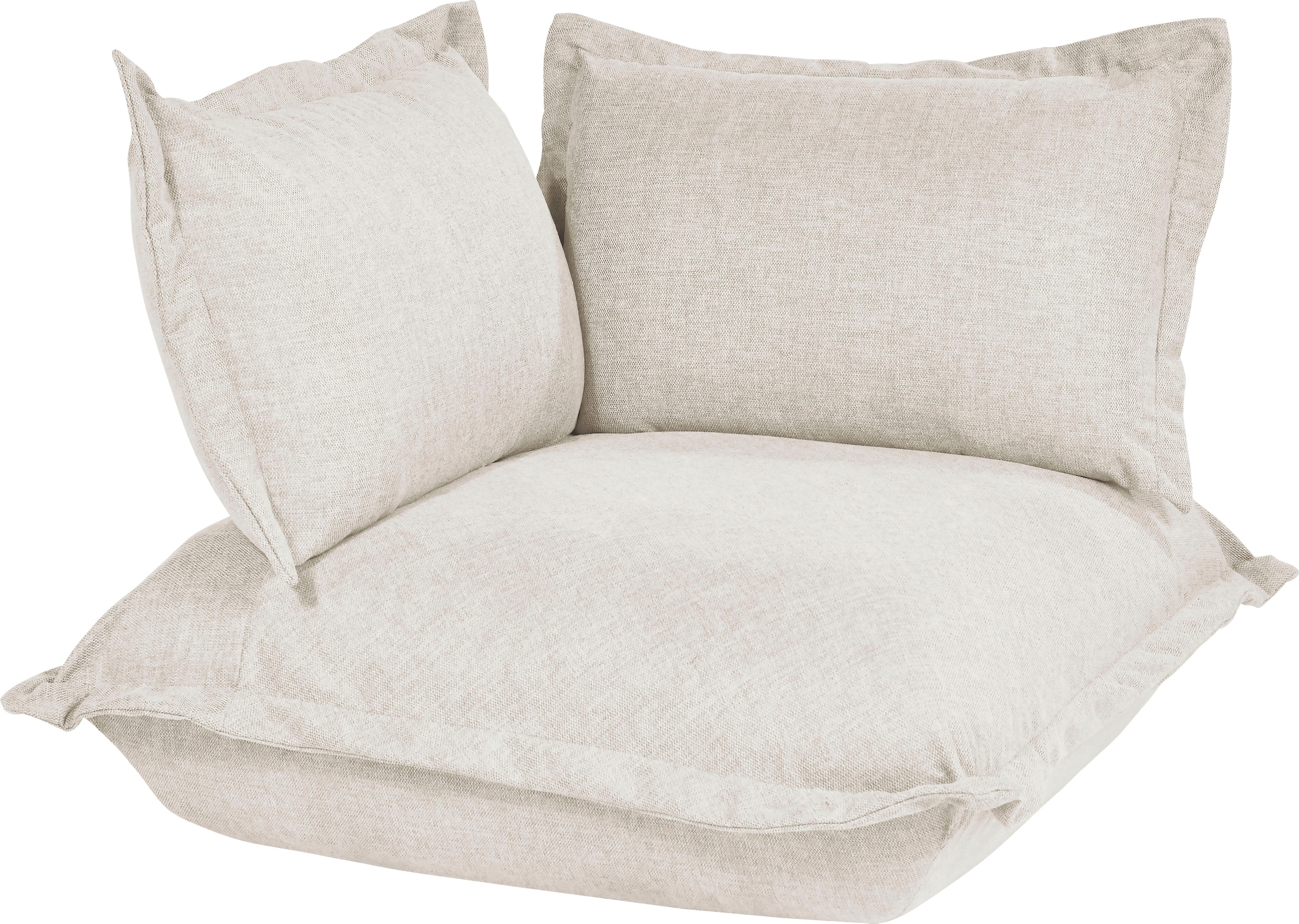 TOM TAILOR HOME Sofa-Eckelement »Cushion«, im lässigen Kissenlook, mit softer Kaltschaumpolsterung