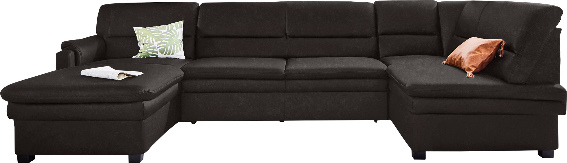 sit&more Wohnlandschaft "Pisa U-Form" mit Federkern, wahlweise mit Bettfunk günstig online kaufen