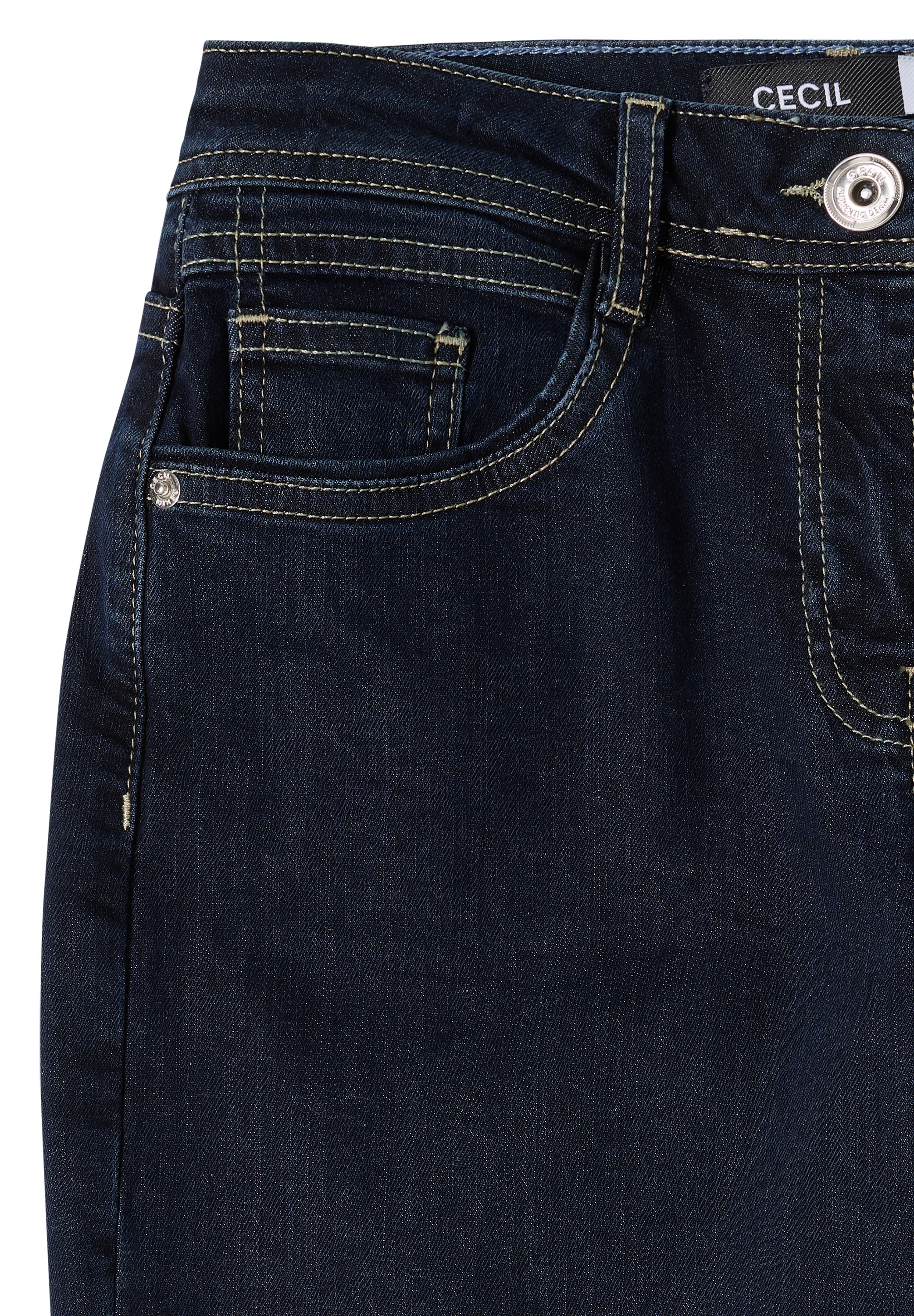 Thumbnail - Cecil Loose-fit-Jeans High Waist