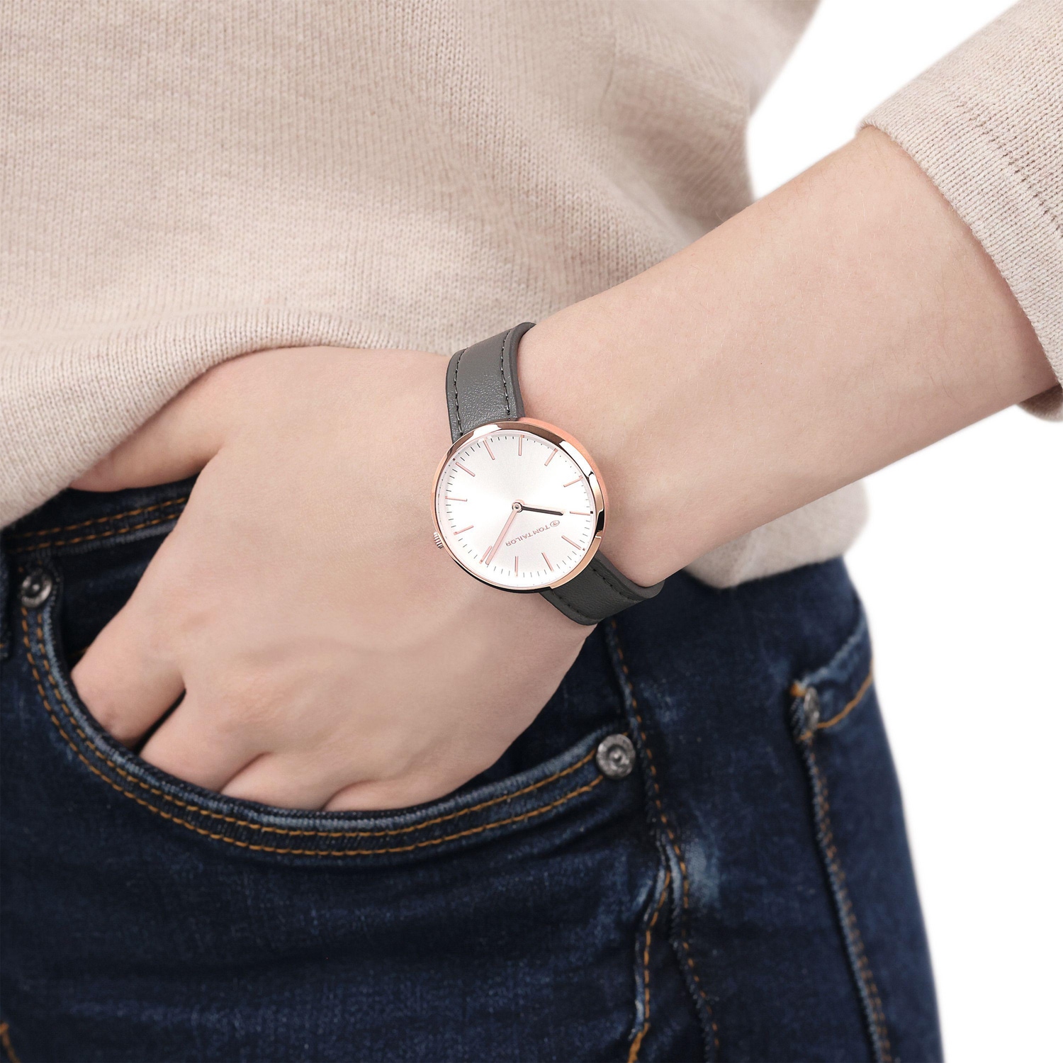 TOM TAILOR Quarzuhr Armbanduhr, Damenuhr, analog