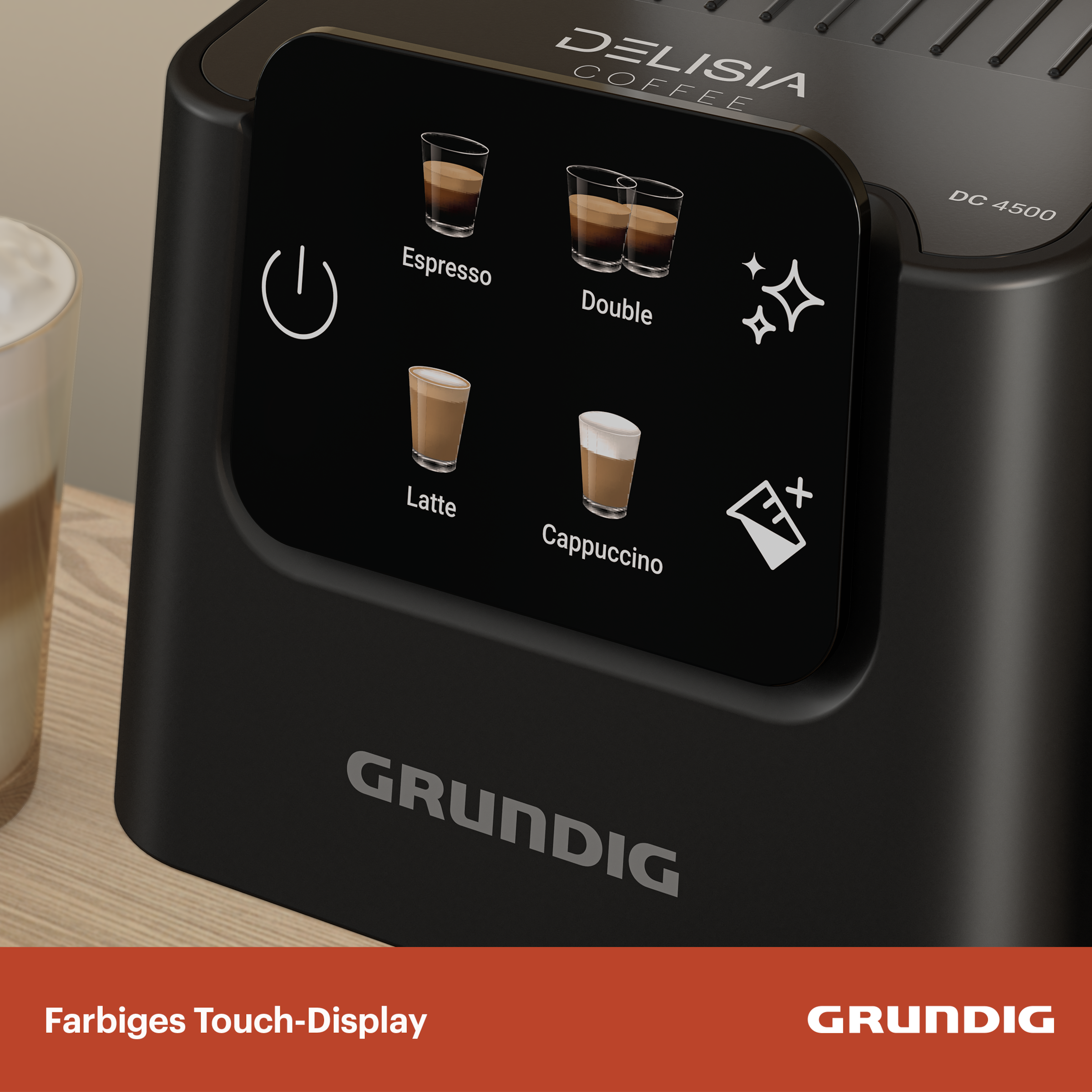 Grundig Espressomaschine »KSM 5330«, mit integriertem Milchbehälter