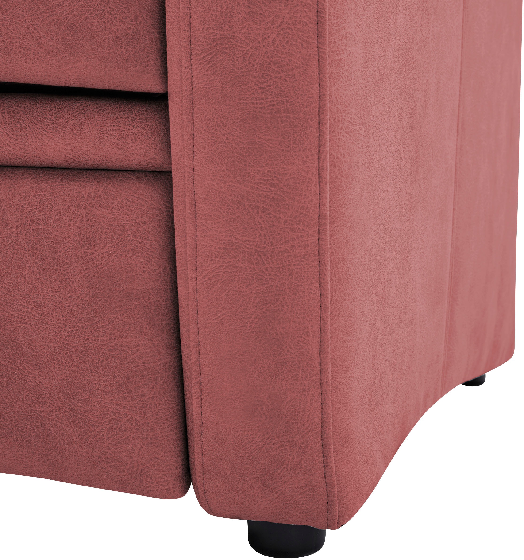 VILLA BECK 3-Sitzer »Varese«, (1 St.), Kopfteilverstellung, wahlweise mit Sitzvorzug, in Sitzhöhe 46 cm