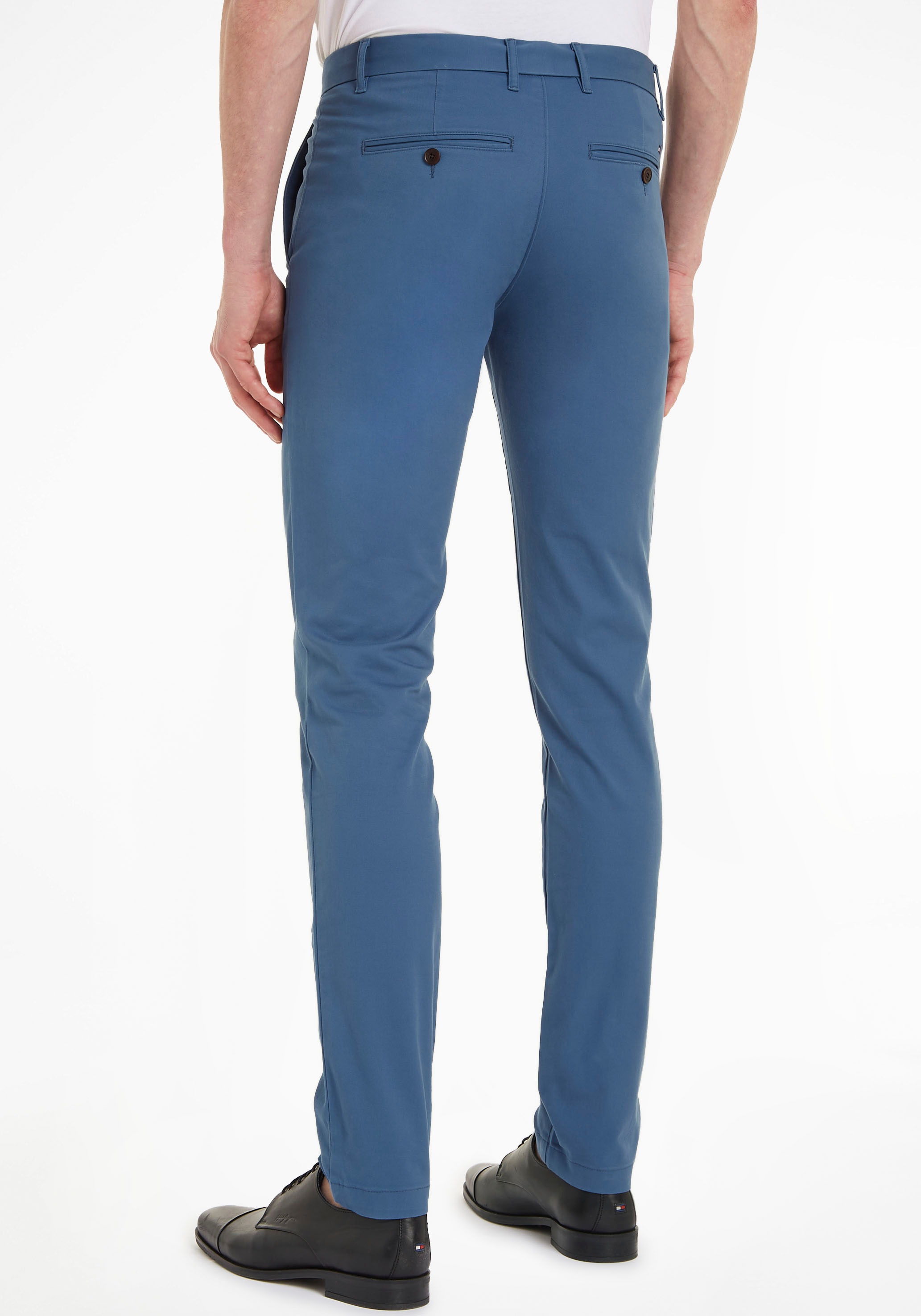 Tommy Hilfiger Chinohose "BLEECKER CHINO 1985 PIMA COTTON", mit dezenter La günstig online kaufen