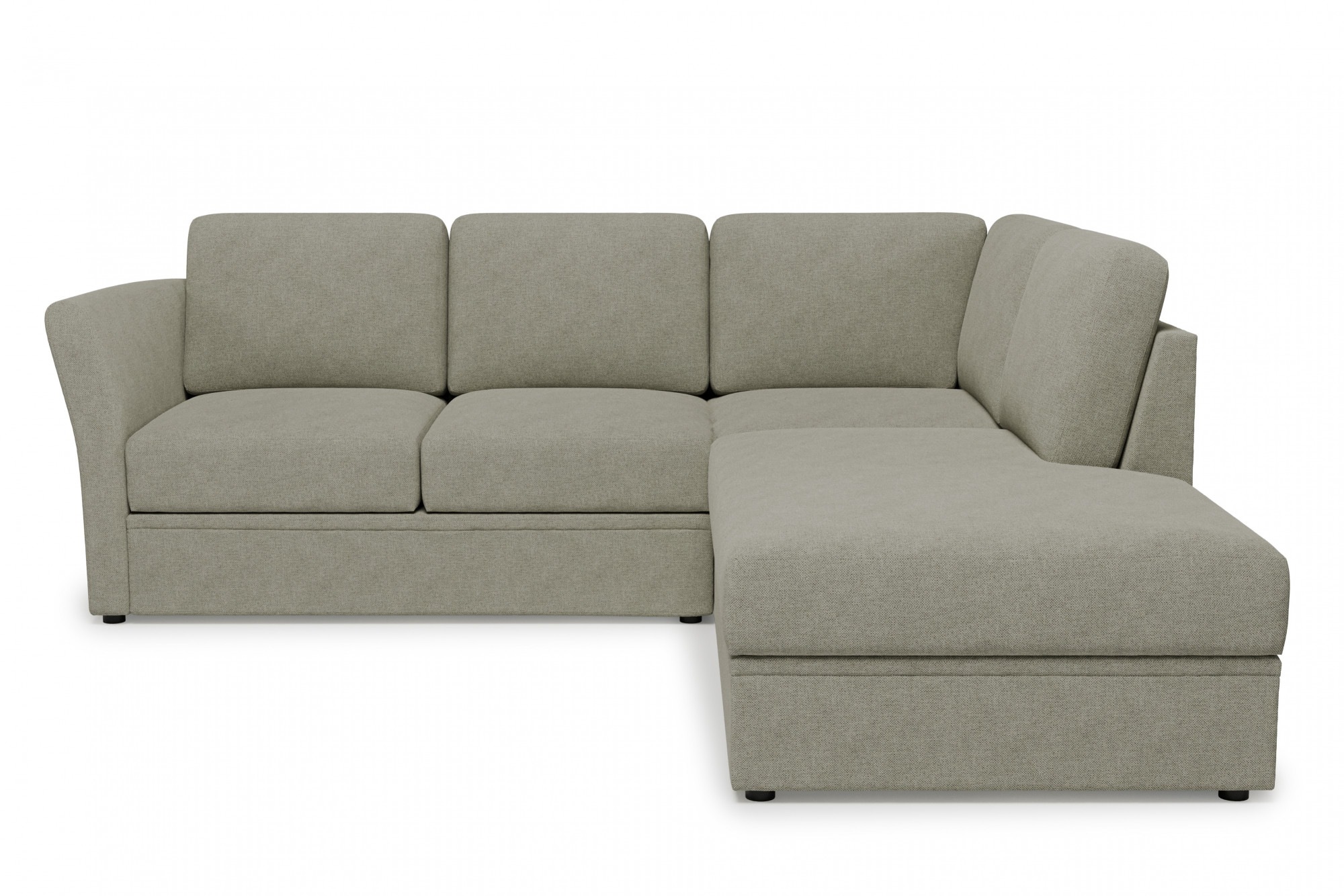 Home affaire Ecksofa »Lavars, L-Form, Schlafsofa«, mit Bettfunktion und Stauraum, in zwei verschiedenen Bezugsqualitäten