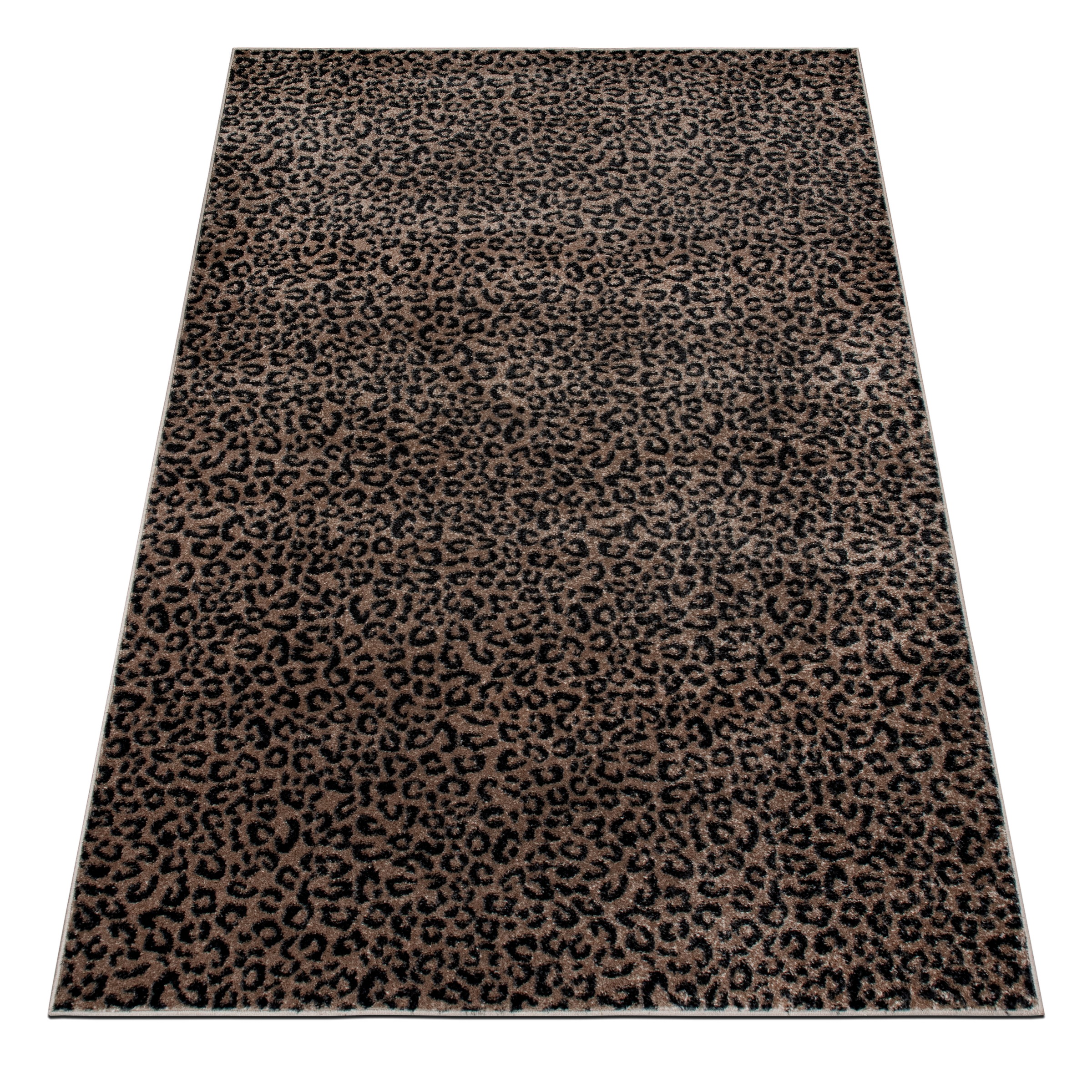 Teppich OTTO HOME "Fynna, Leoparden-Muster, Animalprint", beige, B:240cm H:9mm L:320cm, Kunstfaser, Teppiche, Teppich, besonders weicher Flor, Wohnzimmer, Schlafzimmer, Esszimmer, Leo 2