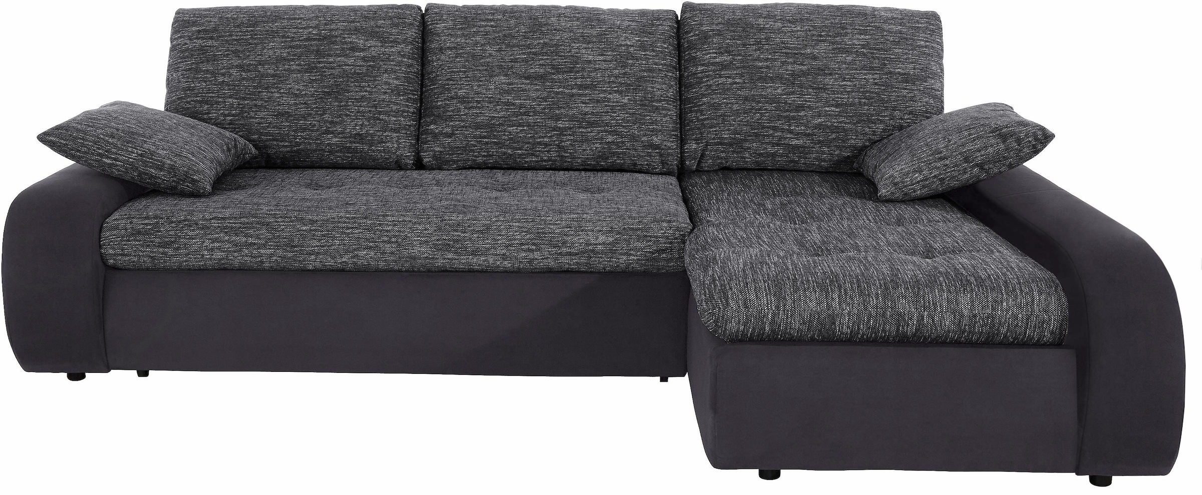 TRENDMANUFAKTUR Ecksofa "Indie, modern und bequem, Materialmix, OTTOs Choic günstig online kaufen