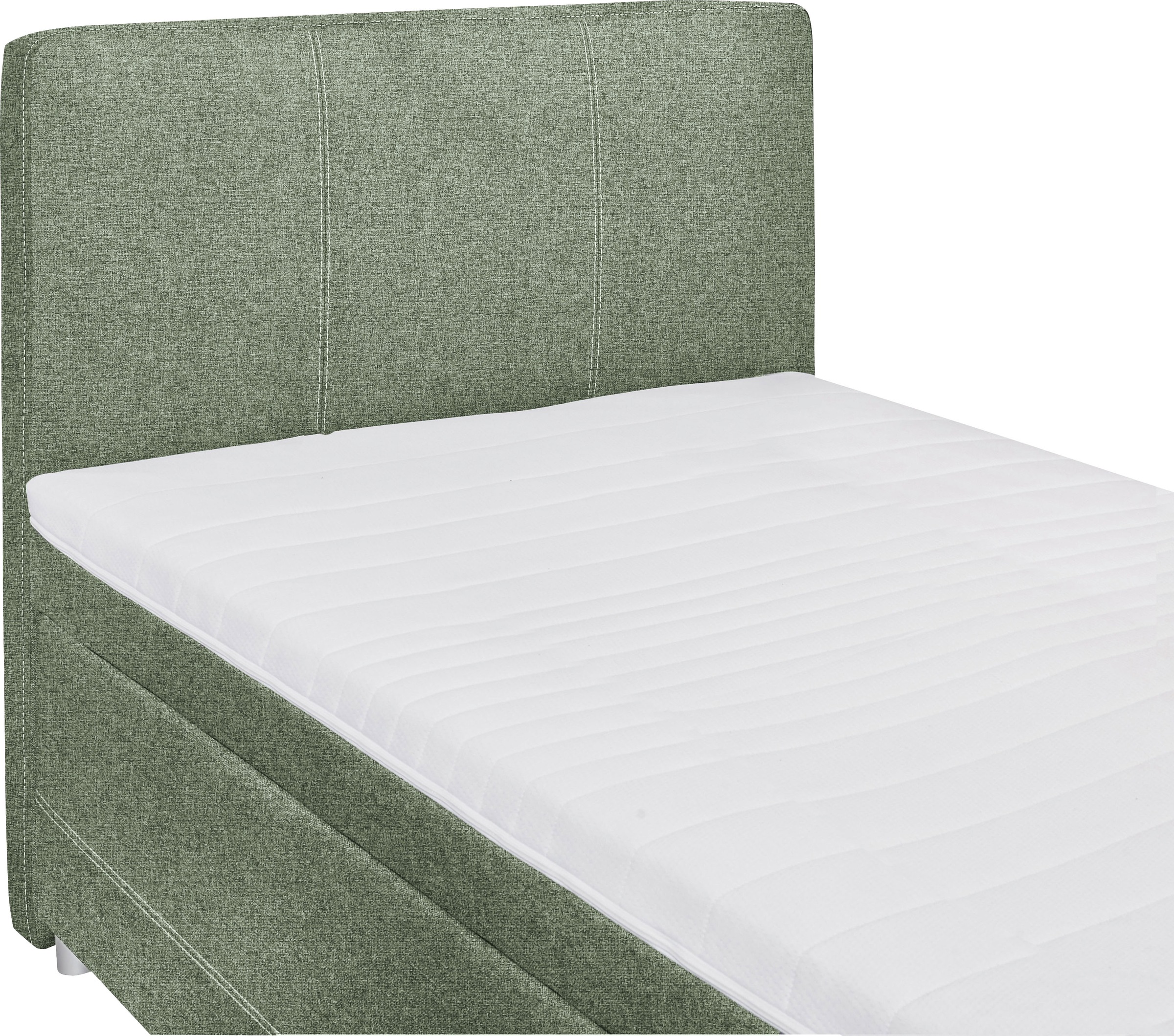 ED EXCITING DESIGN Boxspringbett »Luanda«, wahlweise mit Matratze und Topper