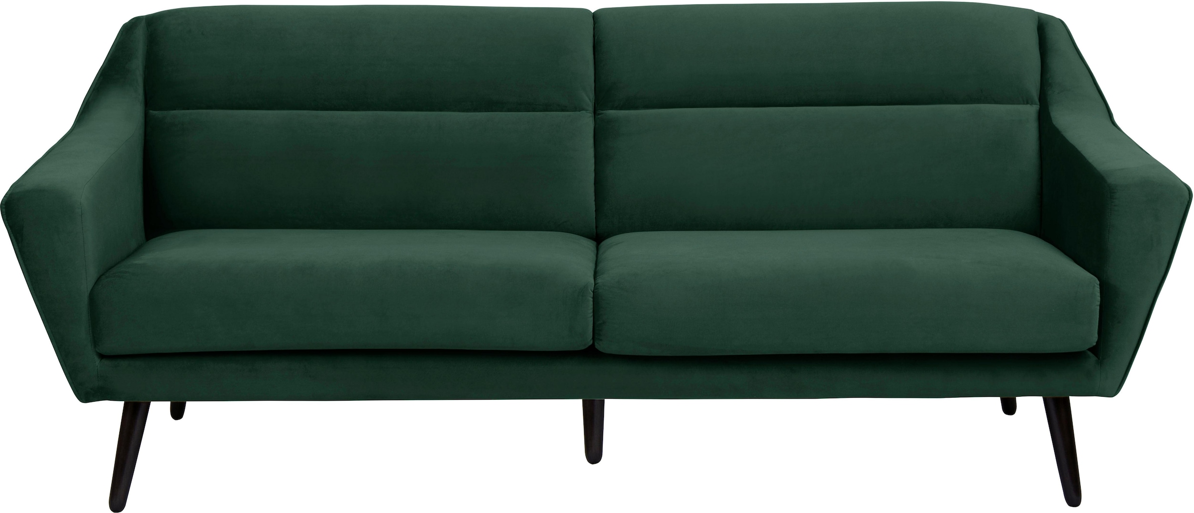 andas 3-Sitzer »Bille«, mit Naht im Rückenkissen und Eiche-Beinen, Design by Morten Georgsen