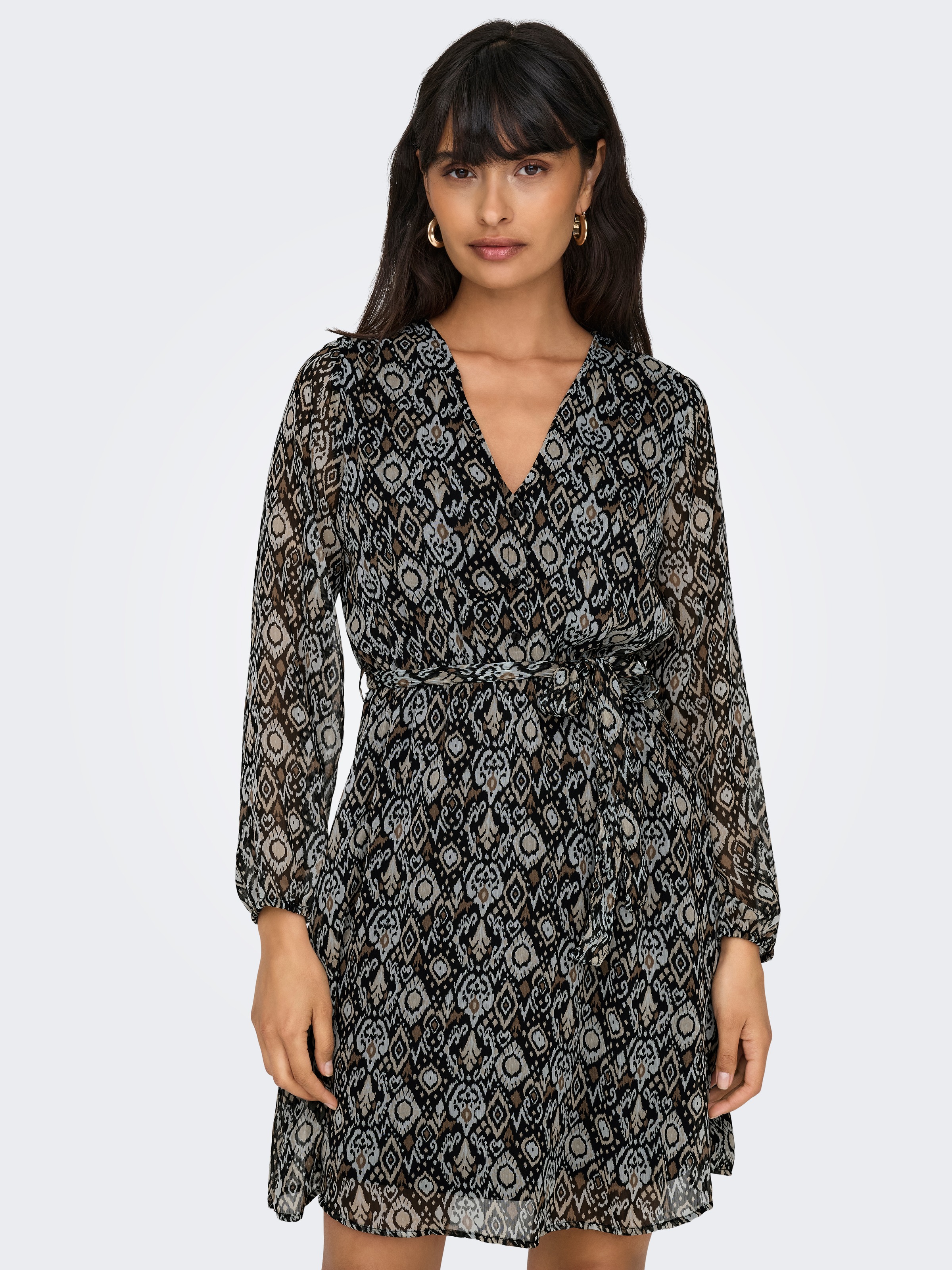 ONLY Druckkleid "ONLCERA 3/4 SHORT DRESS WVN NOOS", in unterschiedlichen Al günstig online kaufen