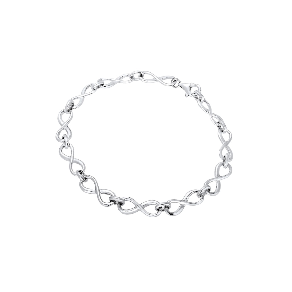 Elli Armband »Infinity Unendlichkeit Liebe 925 Silber«