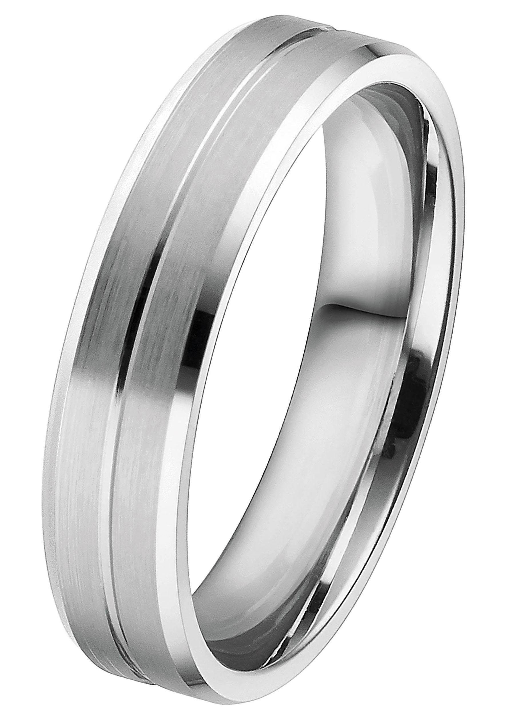 DOOSTI Trauring »Schmuck Geschenk Silber 925 Trauring Ehering Partnerring LIEBE«, Made in Germany, wahlweise mit oder ohne Brillant