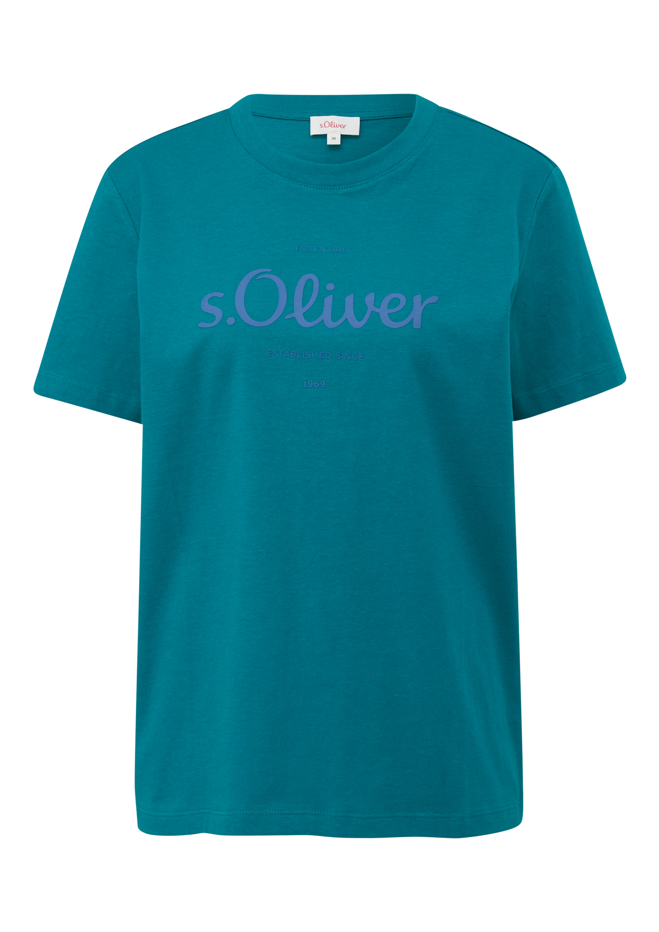 vorne | s.Oliver T-Shirt, BAUR kaufen Logodruck mit