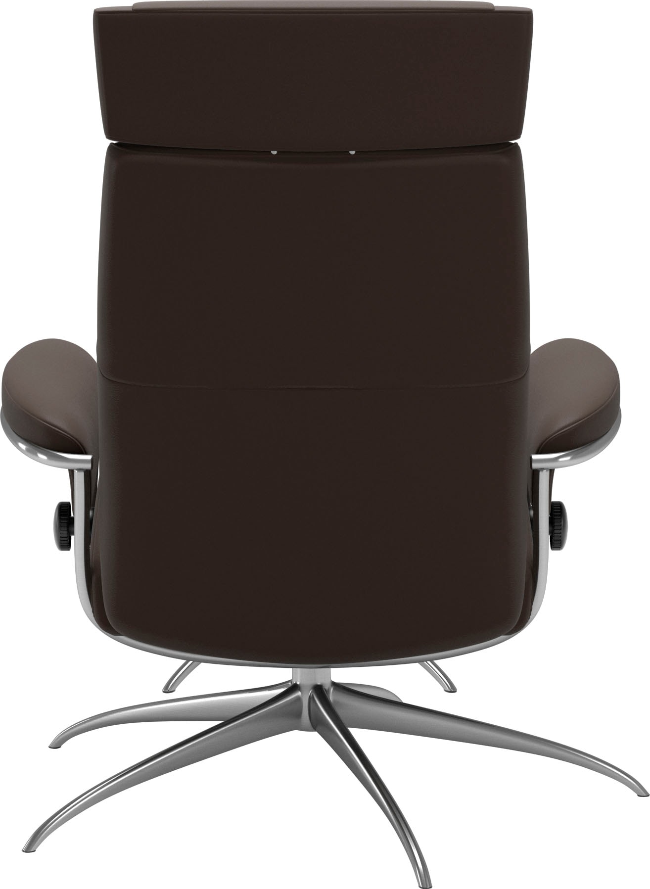 Stressless® Relaxsessel »Paris«, Low Back mit Kopfstütze, mit Star Base, Gestell Chrom