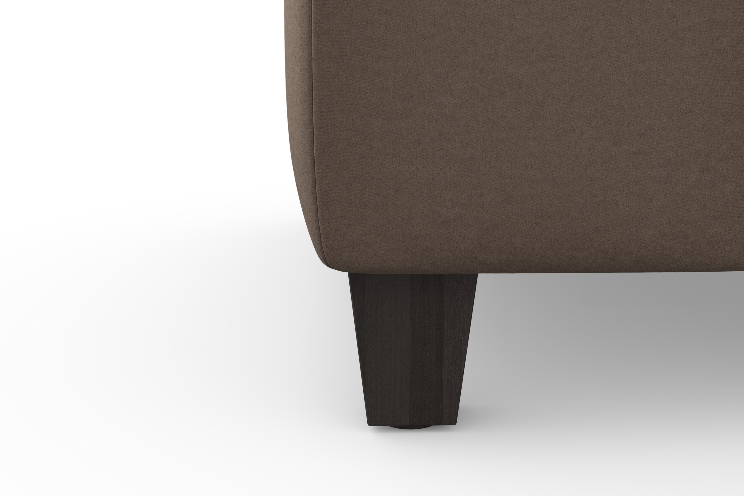 sit&more Ecksofa »Westham L-Form« Recamiere, mit oder ohne Bettfunktion, Bettkasten, Füße wengefarben